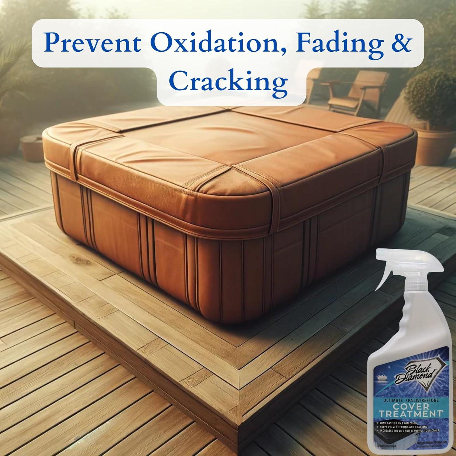 Limpiador y Protector UV para Cubiertas de Spa Black Diamond 1 Galón