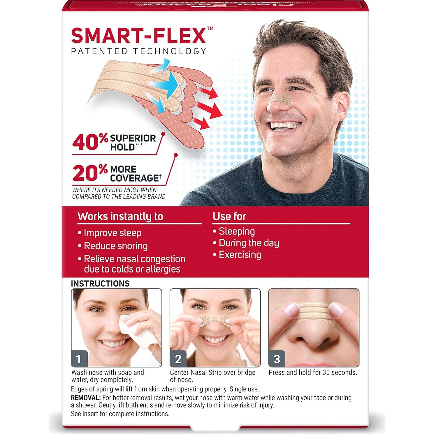 Tiras Nasales ASO Fuerza Extra 26 Unidades Beige