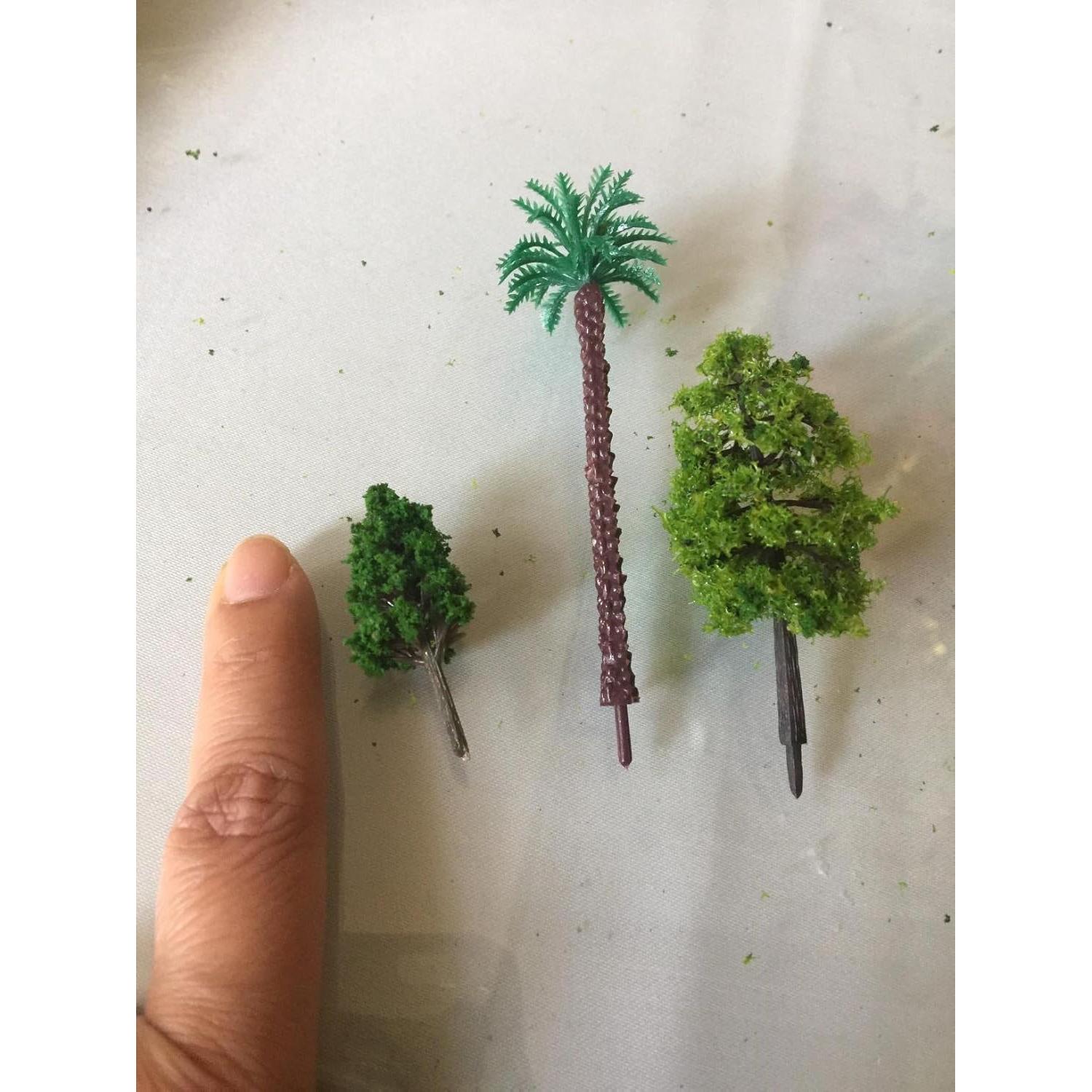 Árboles de Modelo Mixto 29 Piezas 4-16 cm para Dioramas