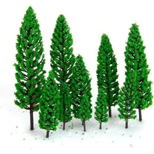 Árboles de Modelo Mixto 29 Piezas 4-16 cm para Dioramas