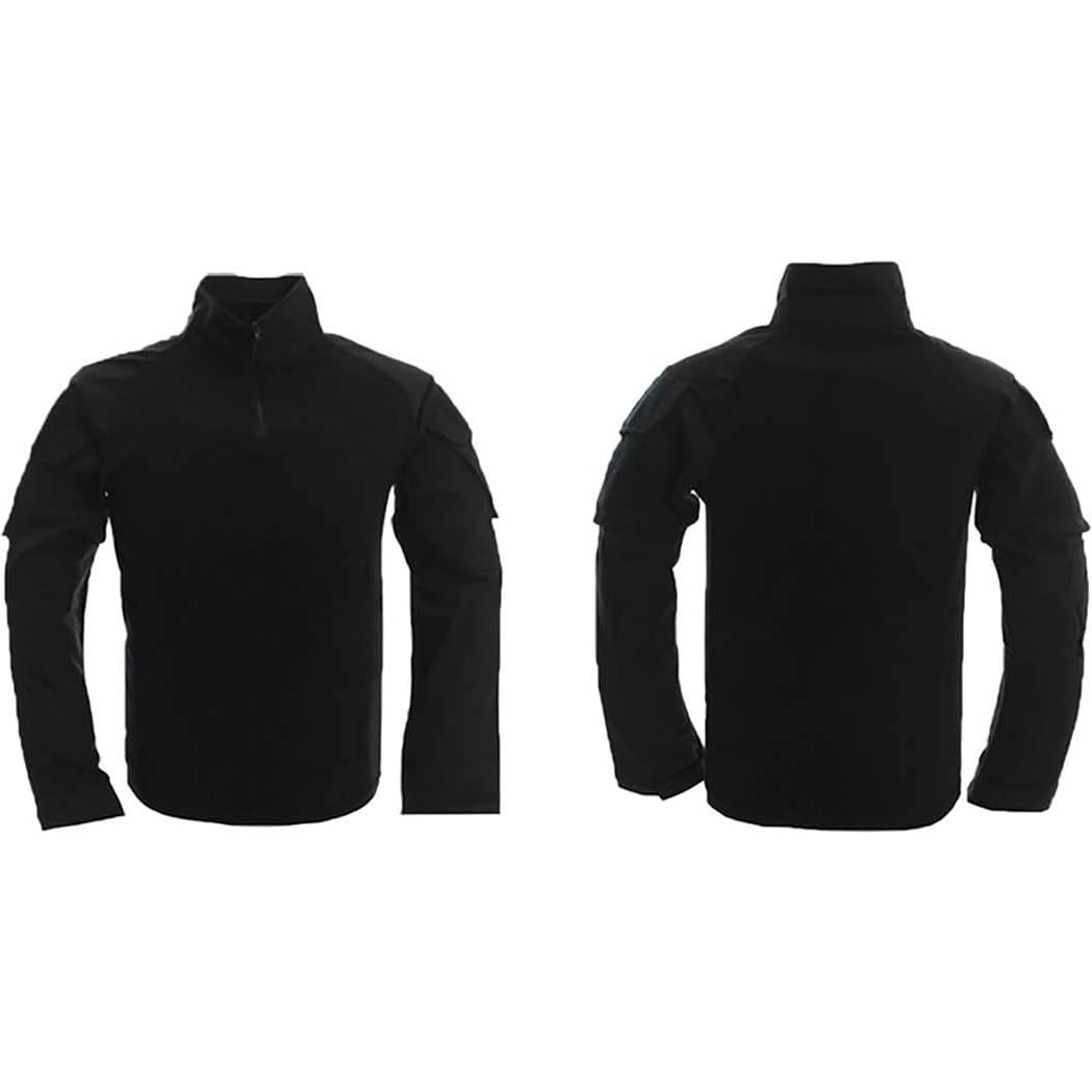 Conjunto Táctico LANBAOSI Camisa y Pantalones Hombre Negro XS