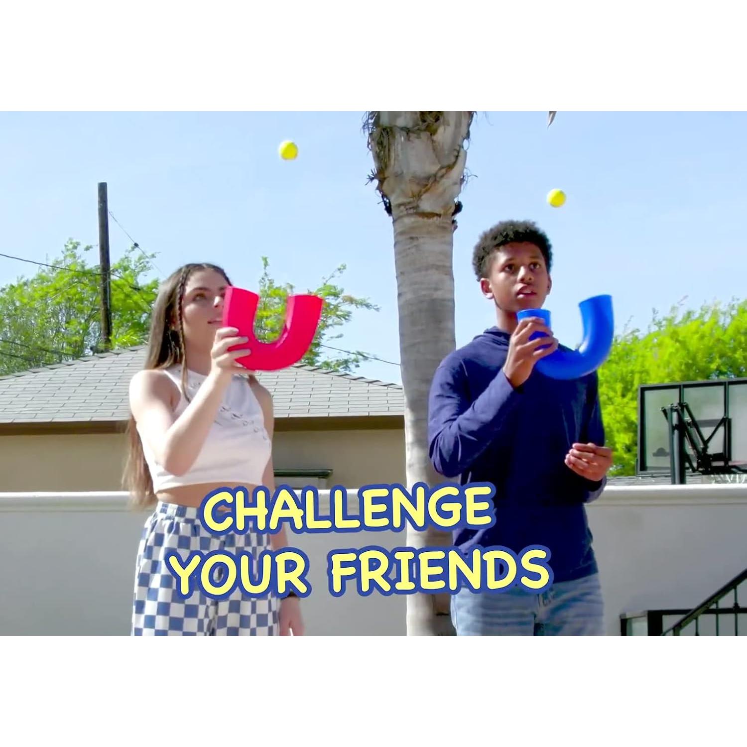 Juego de Habilidad Pindaloo Original con 2 Pelotas - Transparente