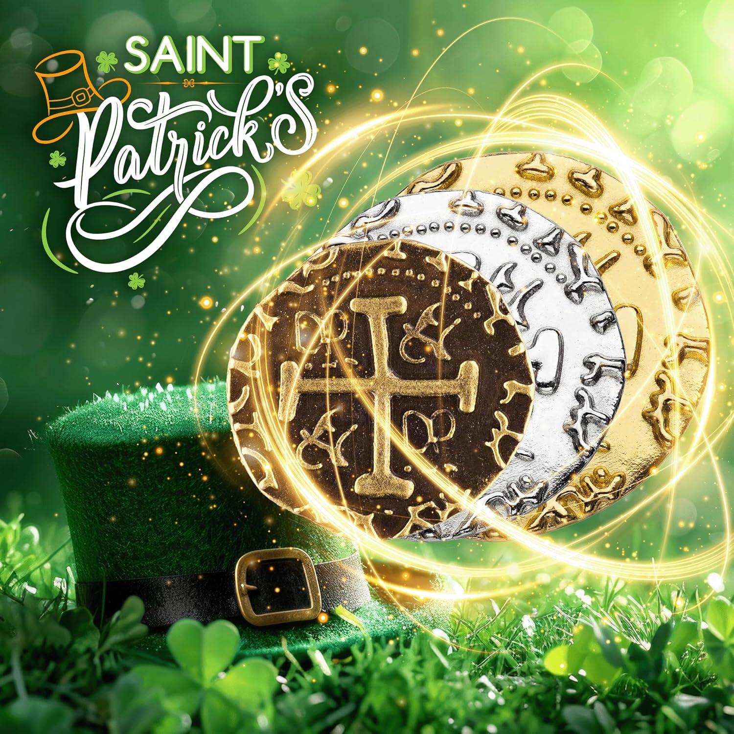 Conjunto de Monedas Piratas - Leib Games - 36 Piezas Metálicas