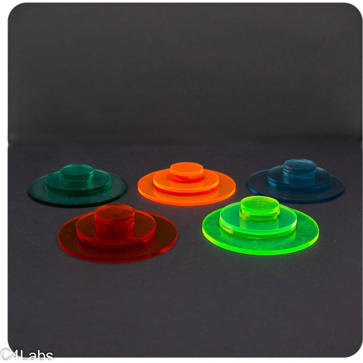 Tokens de Monstruo C4Labs Paquete de 30 Colores Múltiples