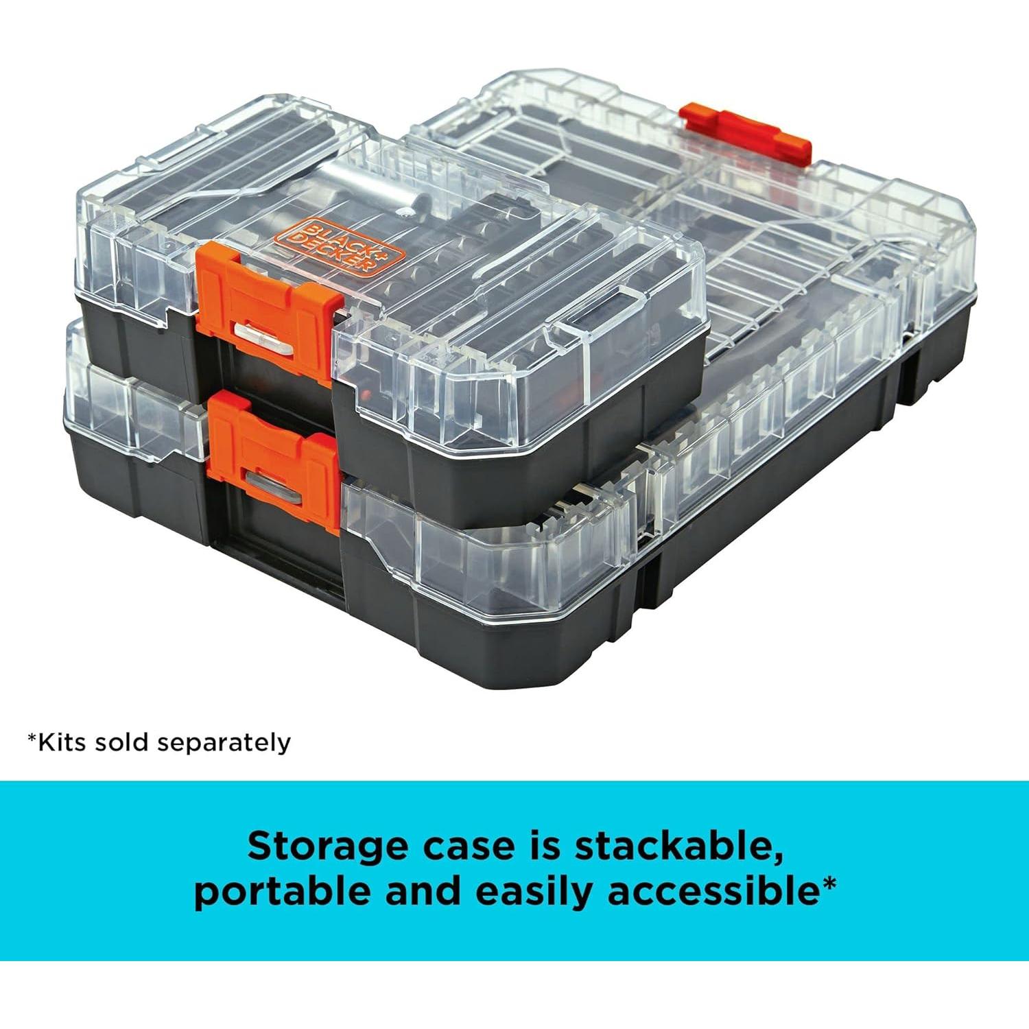 Juego de Puntas de Destornillador 40 Piezas BLACK+DECKER