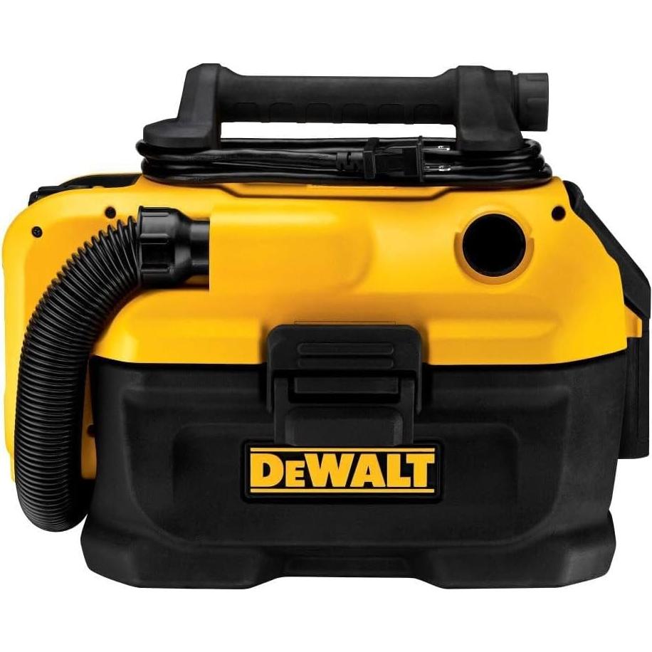 DEWALT 20V MAX Wet/Dry Vacuum, Cordless and Corded, Versatile Power Source, Portable Shop Vacuum, Tool Only (DCV581H)