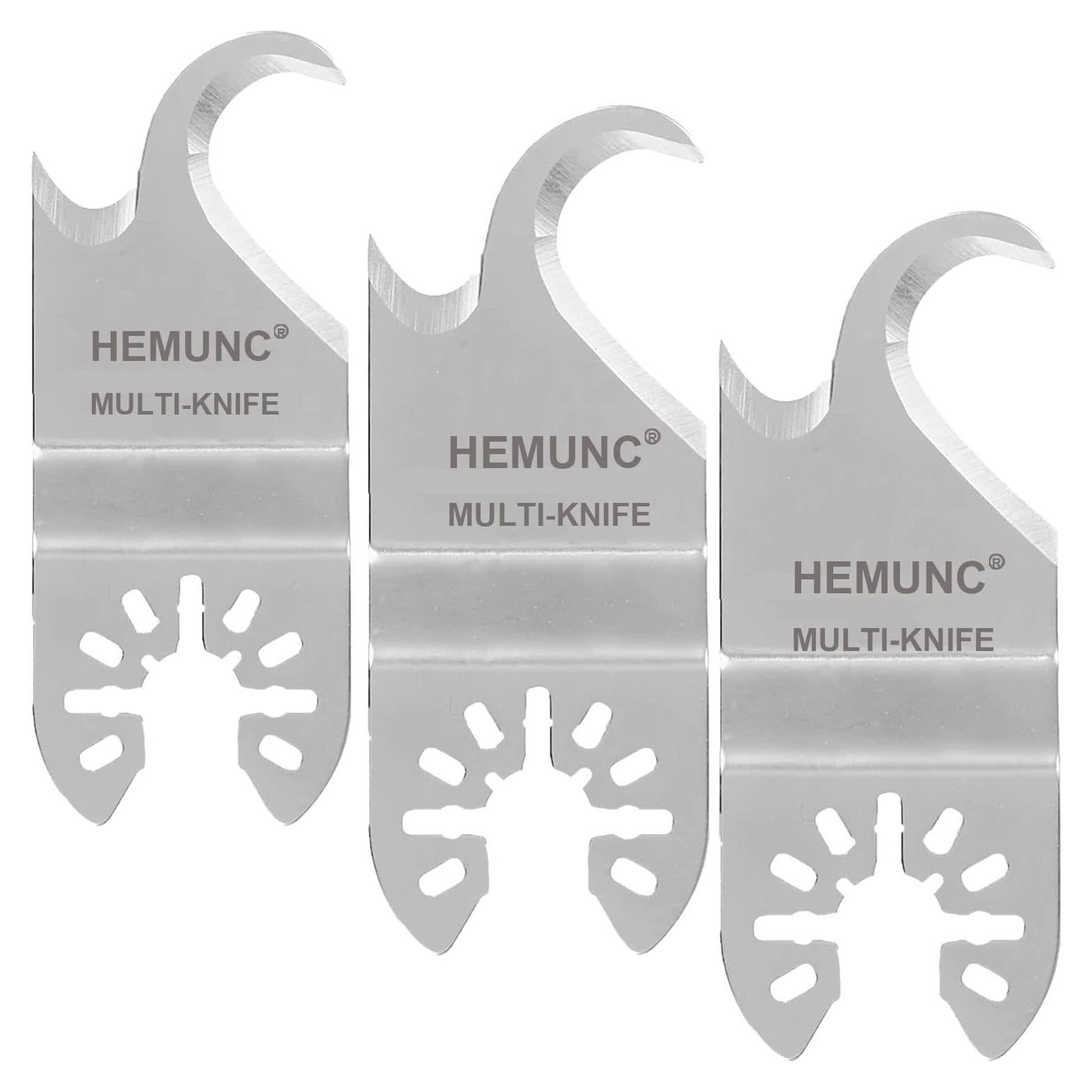 3 Hojas de Sierra Oscilante HEMUNC para Cortar Tejas y PVC