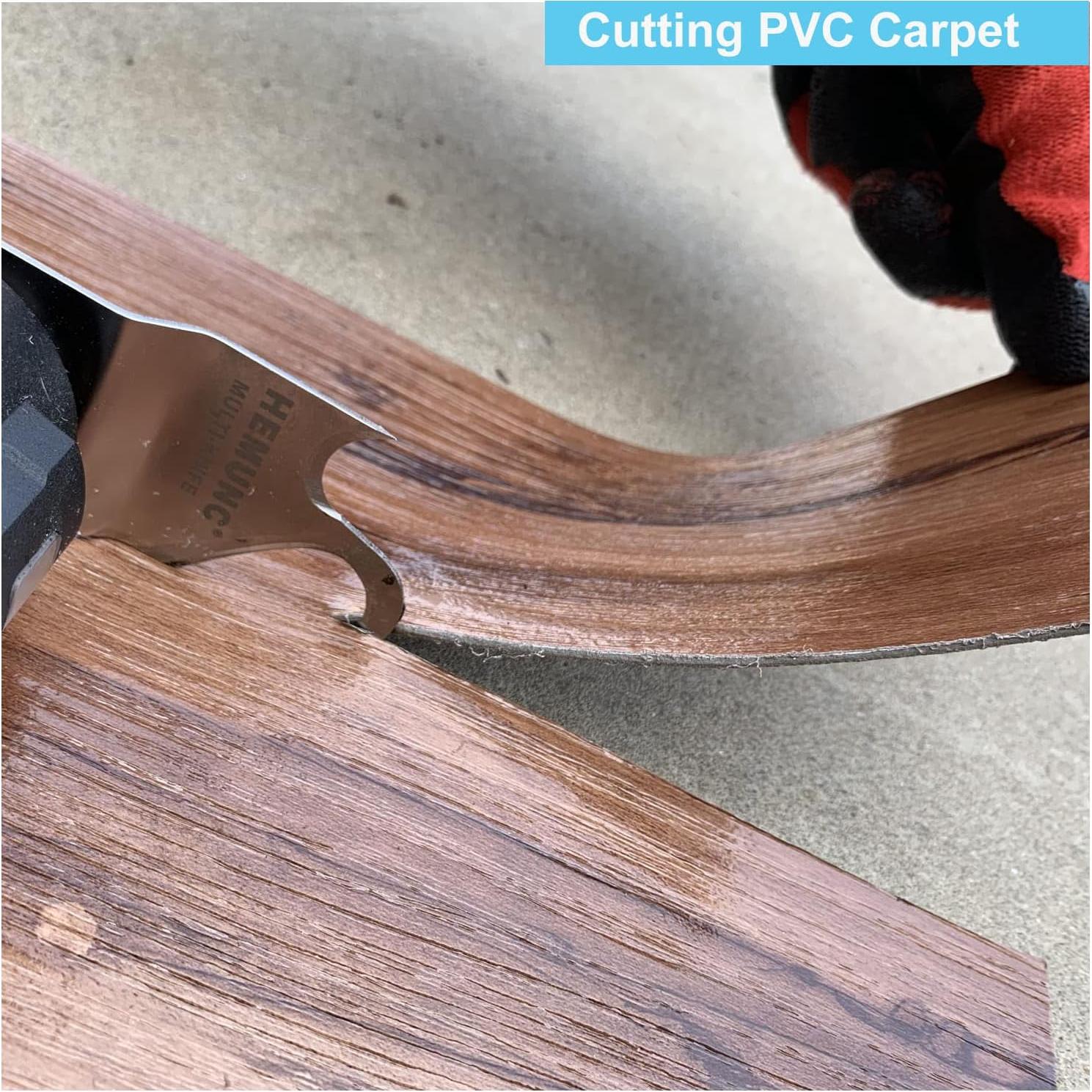 3 Hojas de Sierra Oscilante HEMUNC para Cortar Tejas y PVC