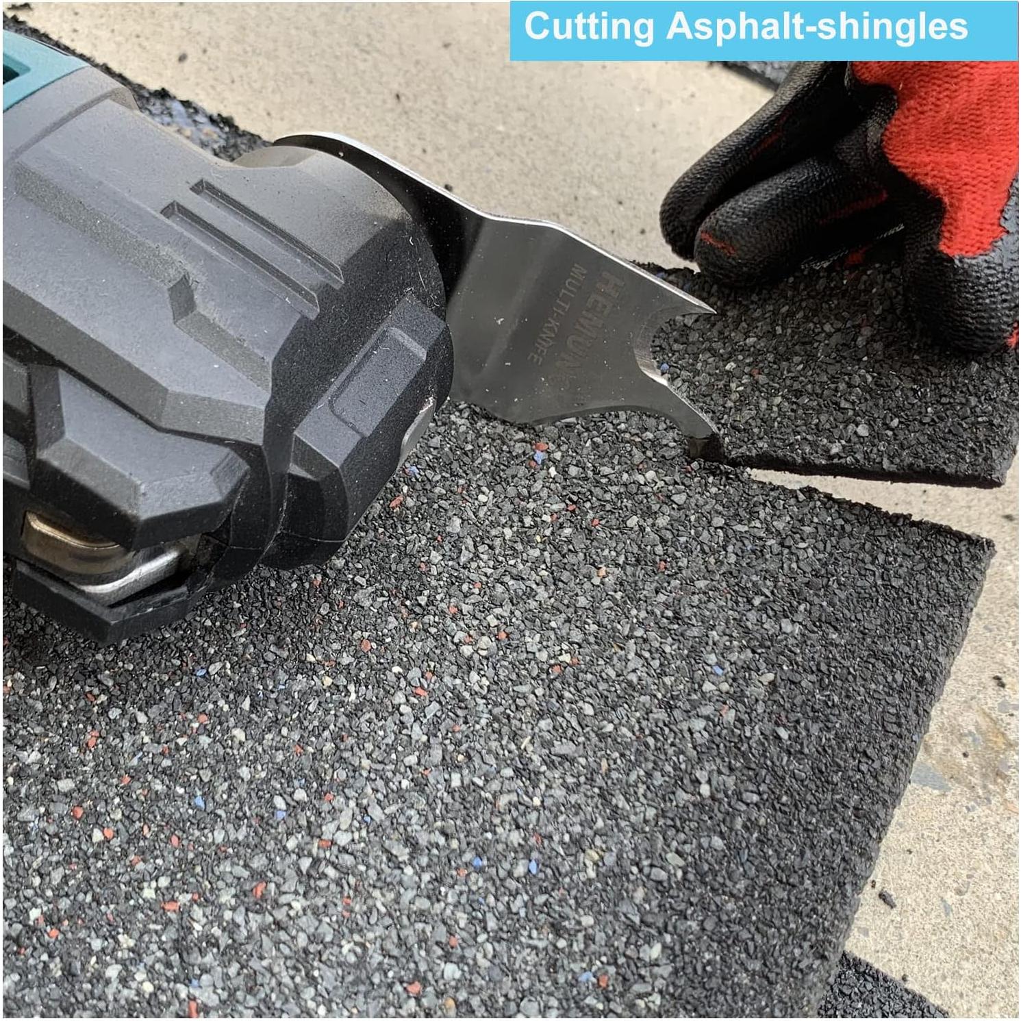 3 Hojas de Sierra Oscilante HEMUNC para Cortar Tejas y PVC