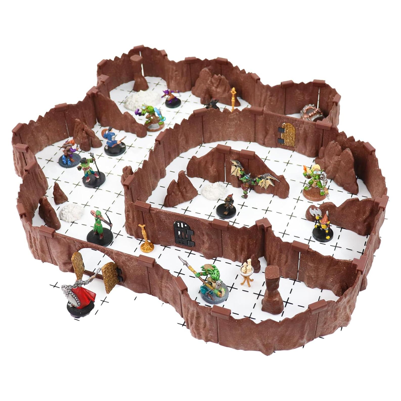 Juego de Cavernas Goblin DCD - Terreno RPG 64 piezas 0.13m²