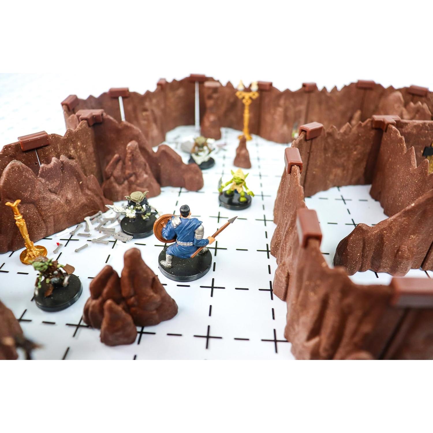 Juego de Cavernas Goblin DCD - Terreno RPG 64 piezas 0.13m²