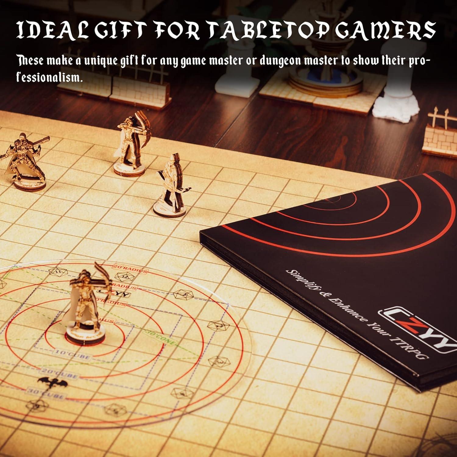 Plantilla de Hechizo AOE CZYY 30' Cubo y Cono Acrílico