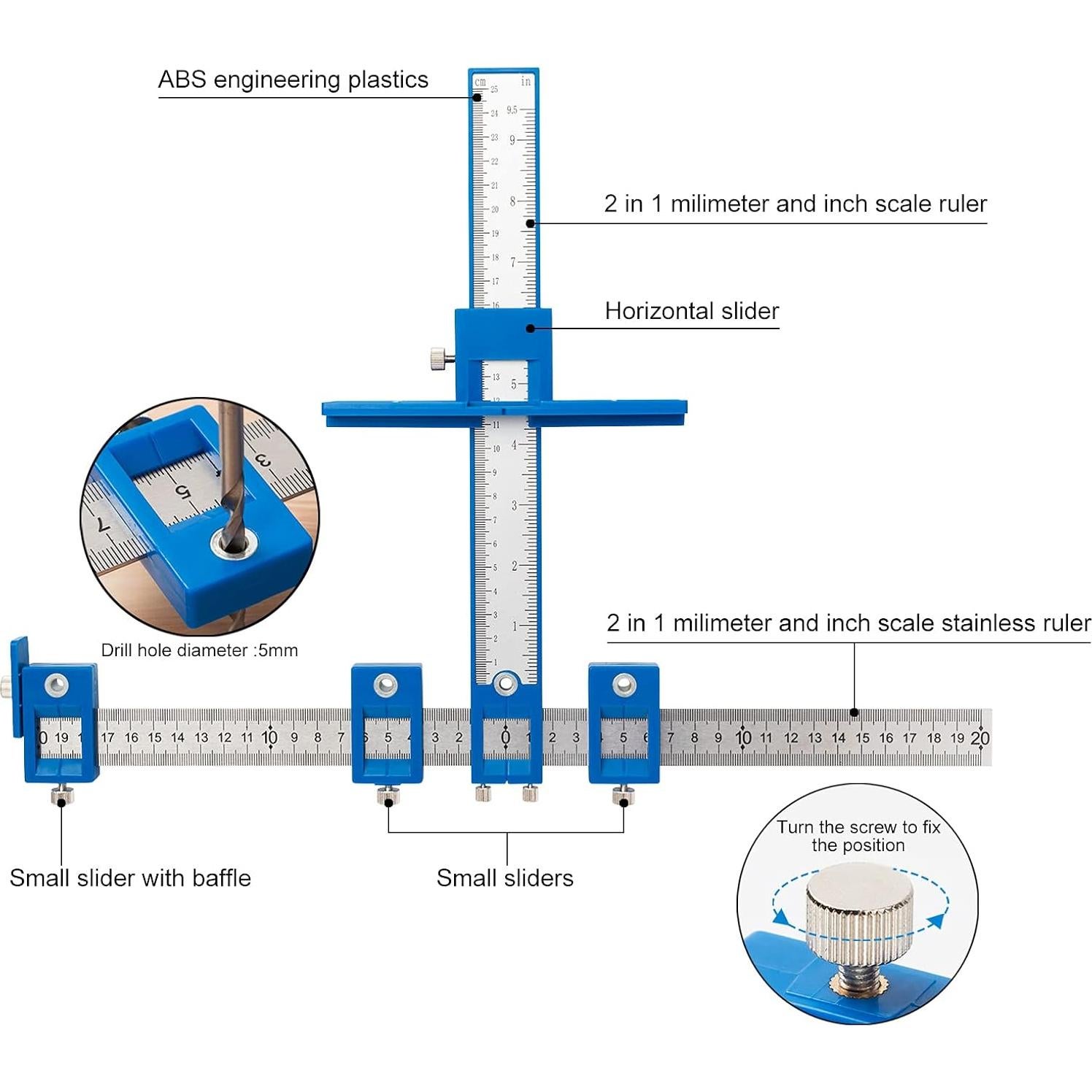 Plantilla de Perforación de Gabinete TBVHOMM - Guía de Instalación