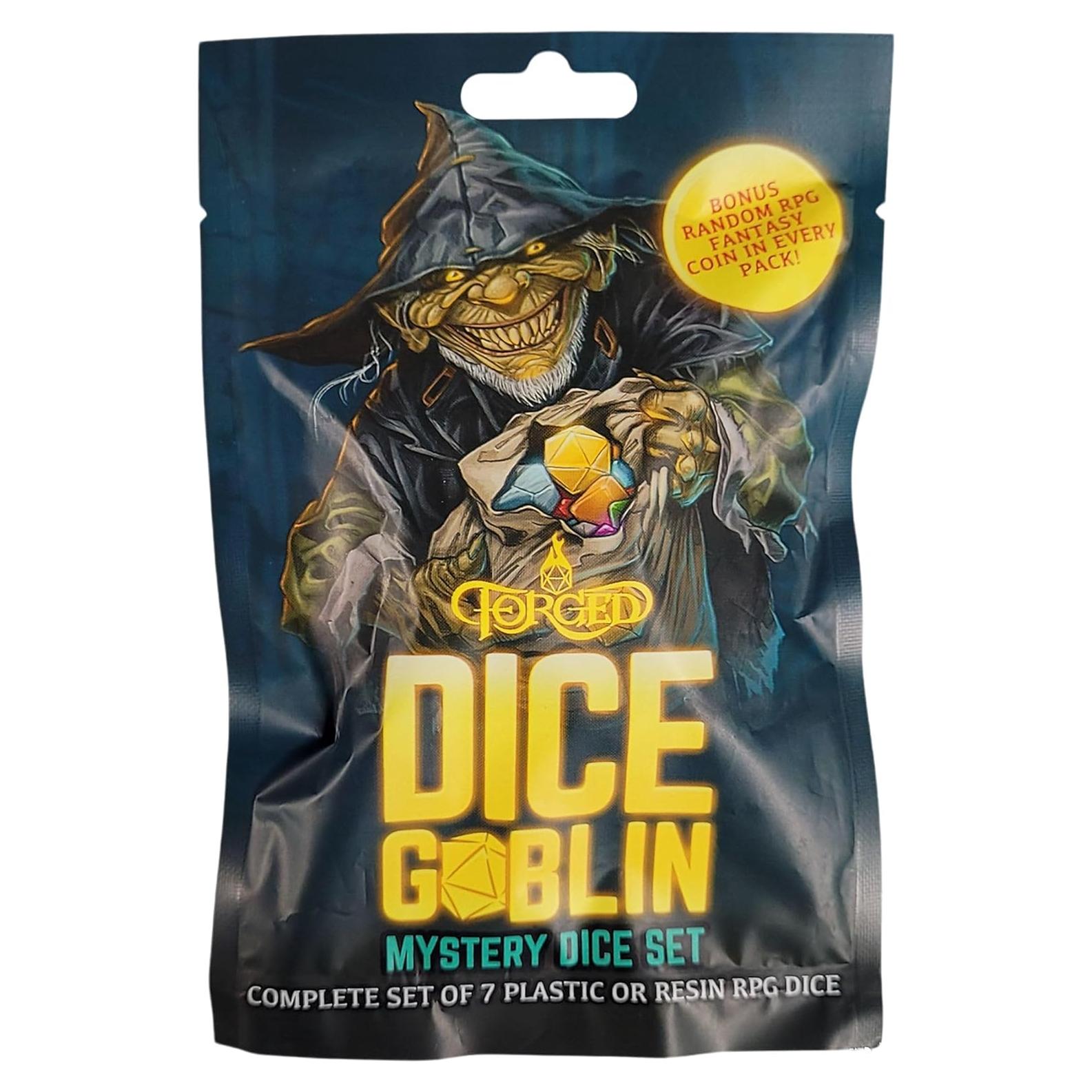 Juego de Dados Misterioso Goblin Forged Dice Co. - 7 Dados RPG