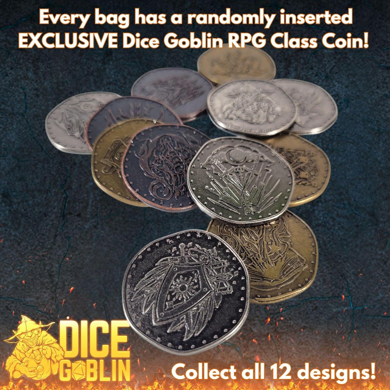 Juego de Dados Misterioso Goblin Forged Dice Co. - 7 Dados RPG