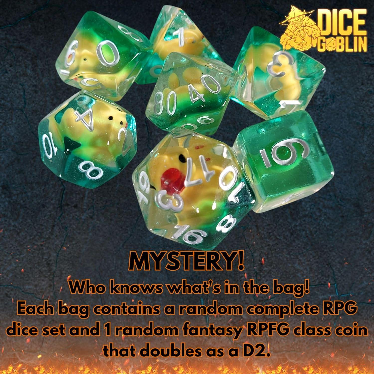 Juego de Dados Misterioso Goblin Forged Dice Co. - 7 Dados RPG