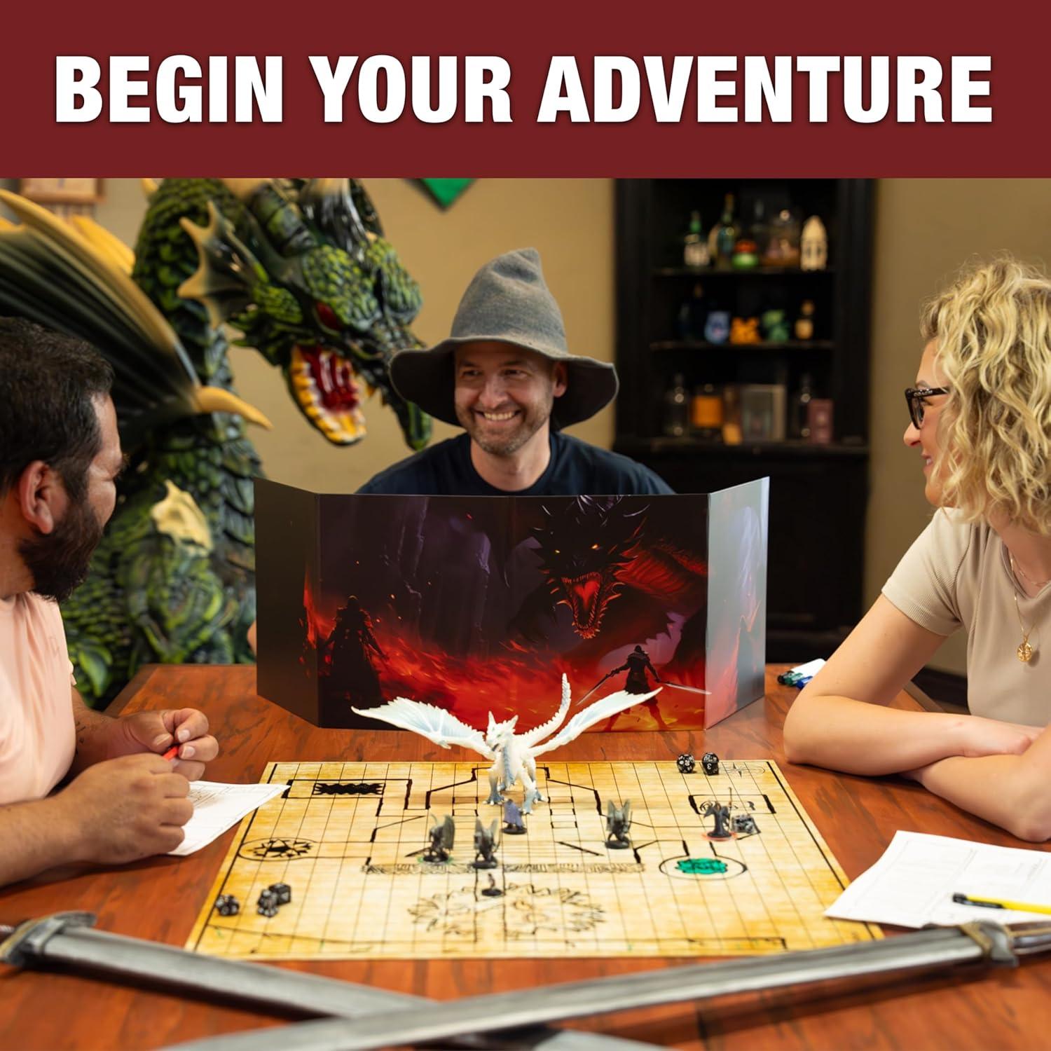 Pantalla DM 4 Paneles Tidyboss para Dungeons and Dragons