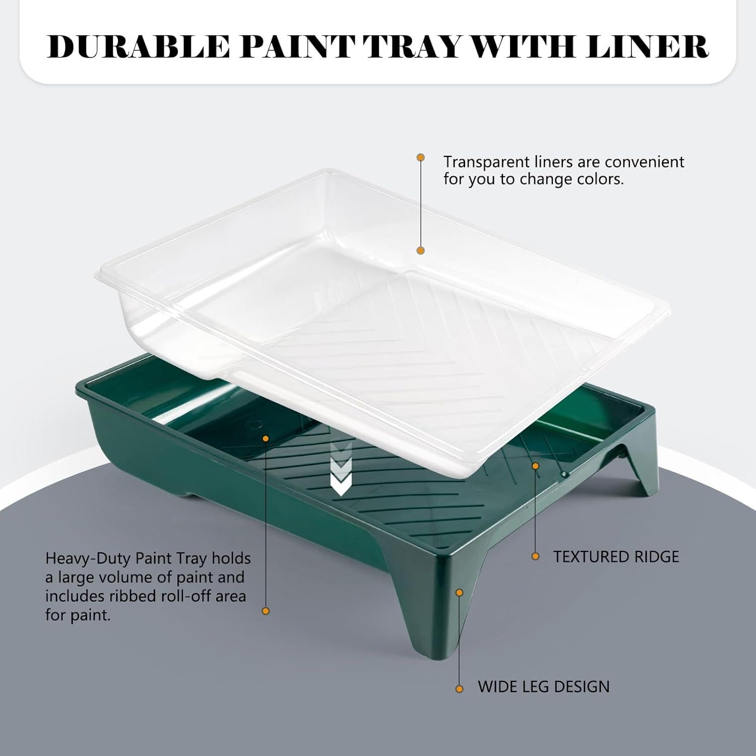 Kit de Rodillos de Pintura YiBaiBrush 18 Piezas 22,86 cm