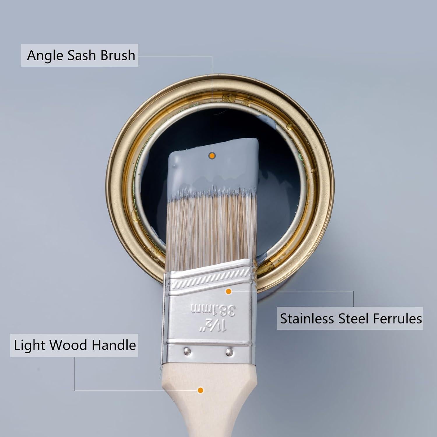 Kit de Rodillos de Pintura YiBaiBrush 18 Piezas 22,86 cm