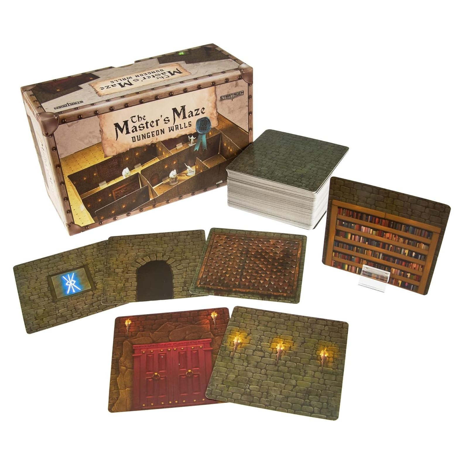 Losetas de Pared para Mazmorras Stratagem 100 Piezas 3D RPG