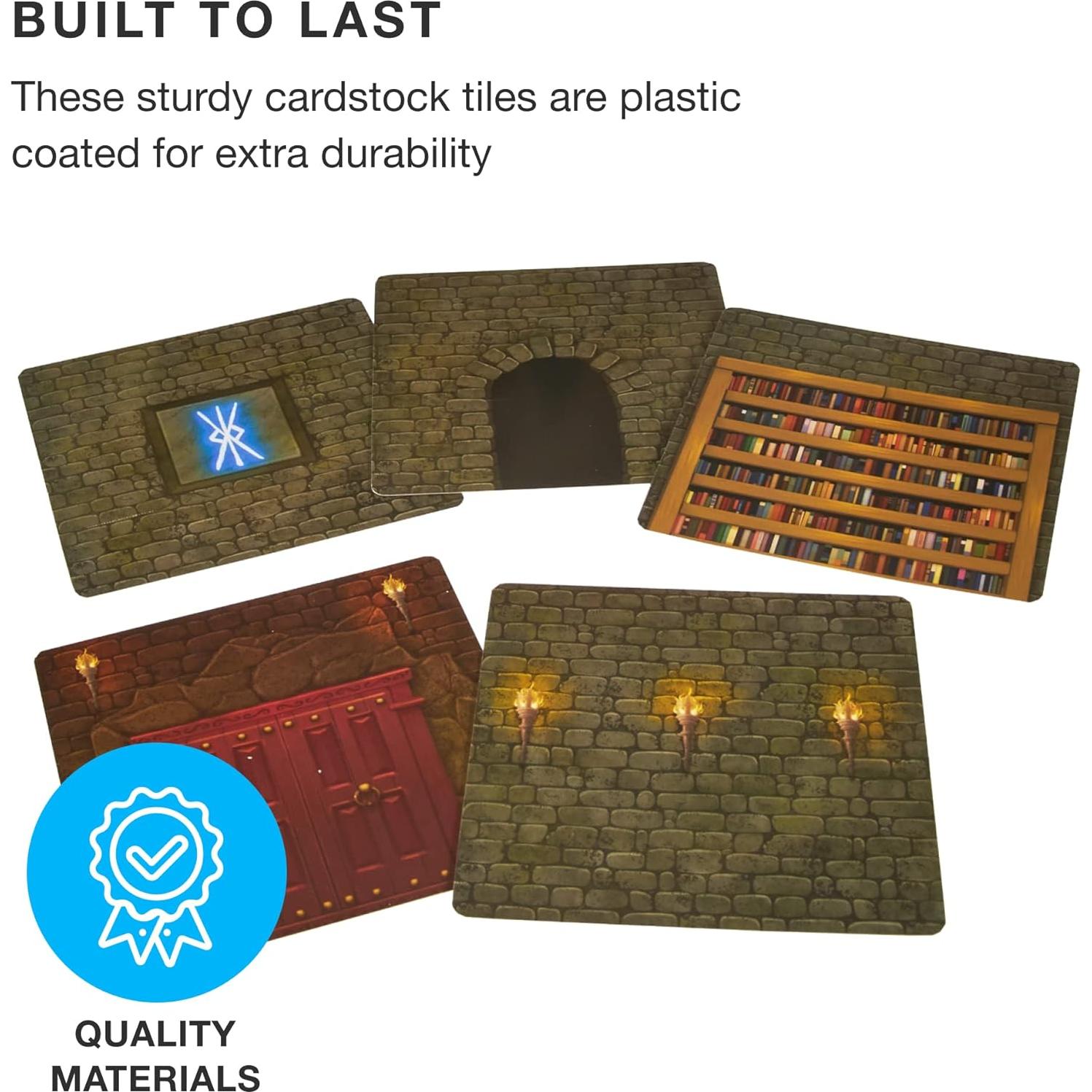 Losetas de Pared para Mazmorras Stratagem 100 Piezas 3D RPG