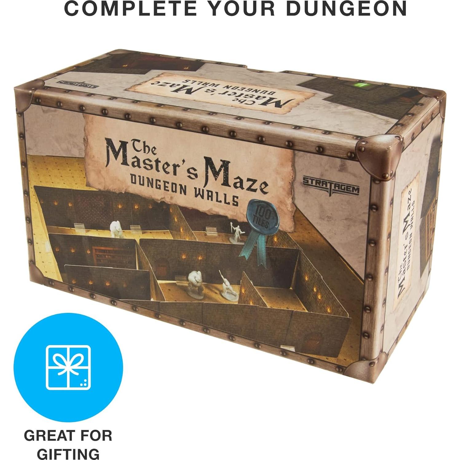 Losetas de Pared para Mazmorras Stratagem 100 Piezas 3D RPG