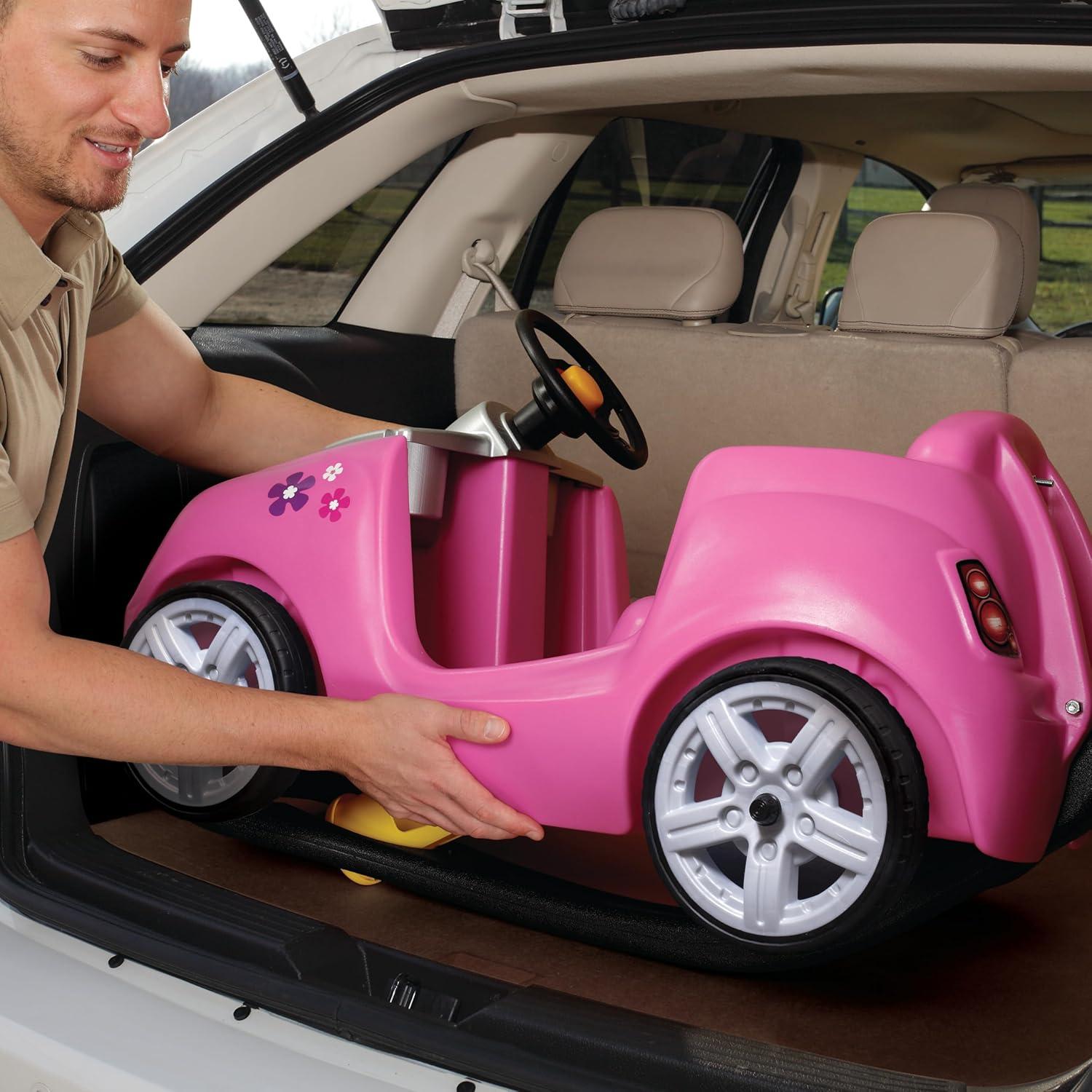 Coche de Empuje Step2 Whisper Ride II Rosa para Niños 1.5-4 Años