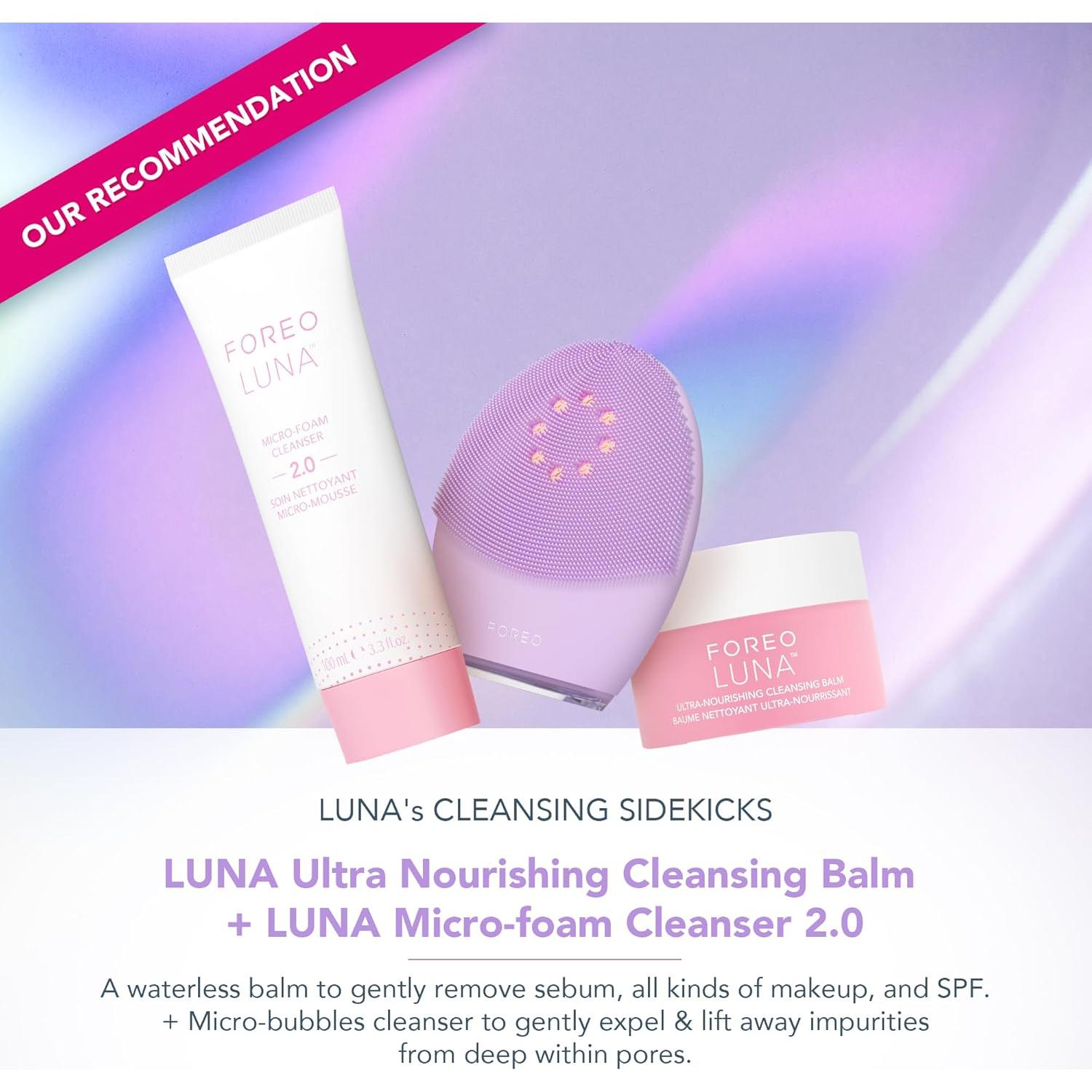 Cepillo Facial Limpiador FOREO Luna 4 Plus - Luz Roja y Microcorriente
