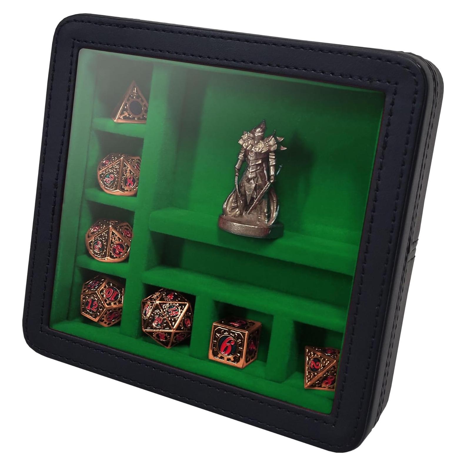 Estuche de Exhibición RPG Forged Dice Co. Verde para Dados