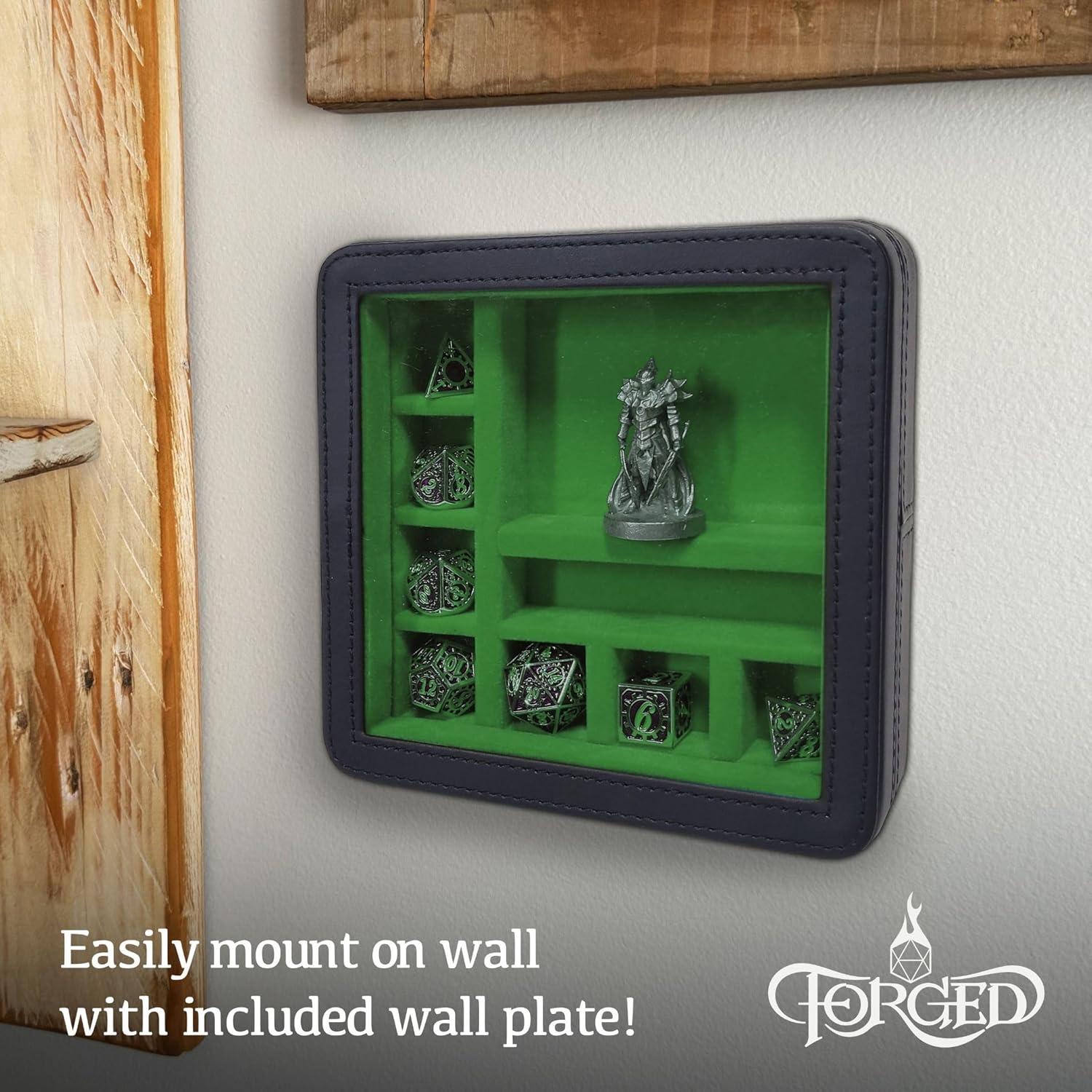 Estuche de Exhibición RPG Forged Dice Co. Verde para Dados