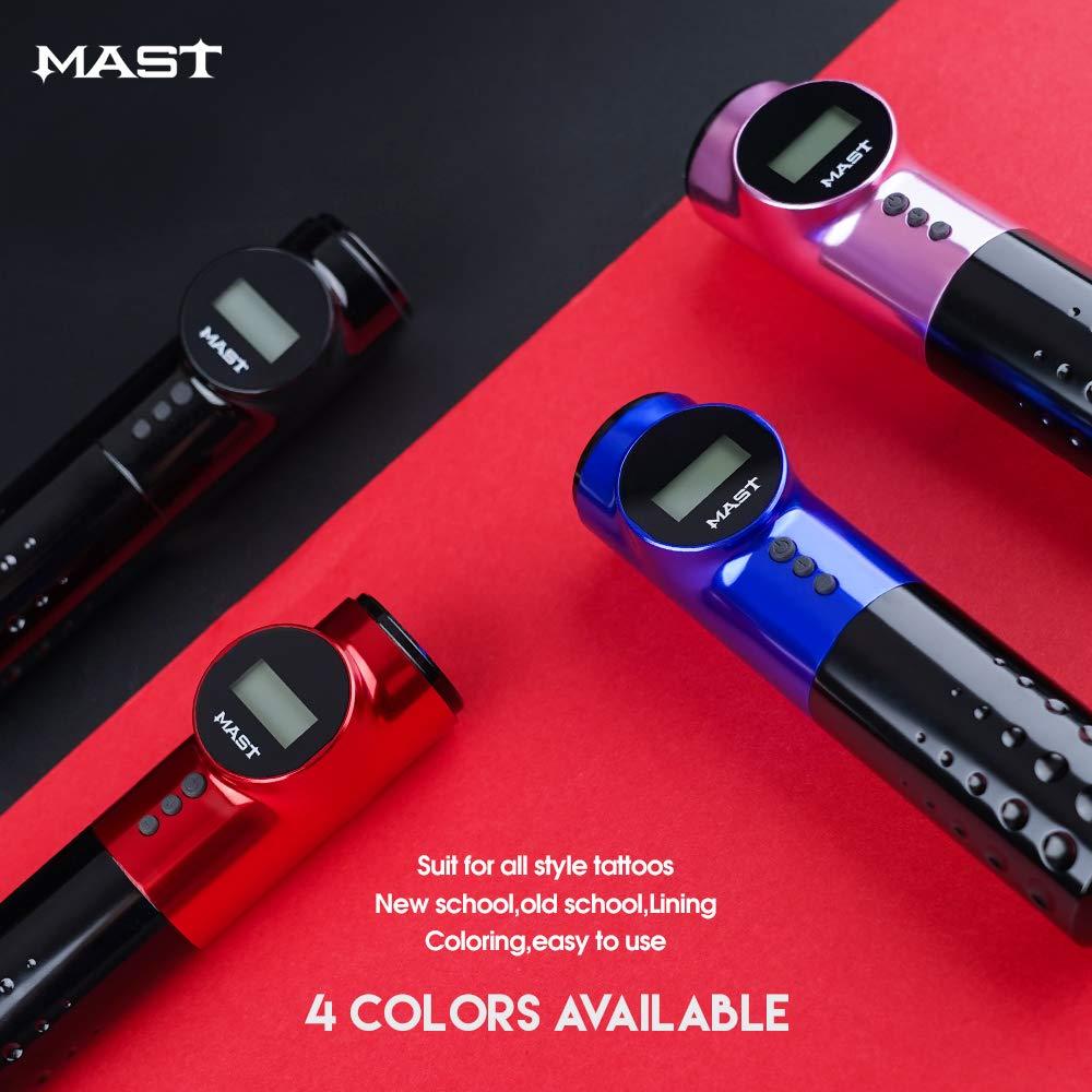 Mast Archer Máquina de Tatuaje Inalámbrica 2000mAh Azul 3.5mm