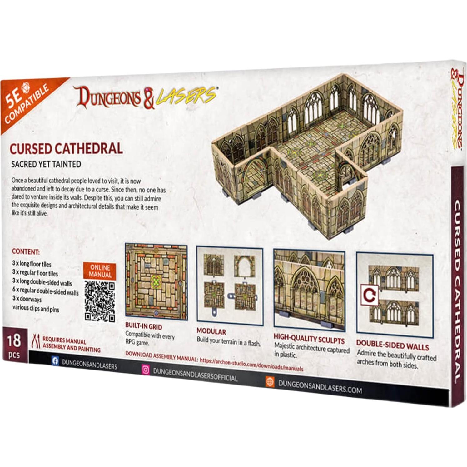 Terreno Miniatura Catedral Maldita Archon Studio 27.9x15.2cm