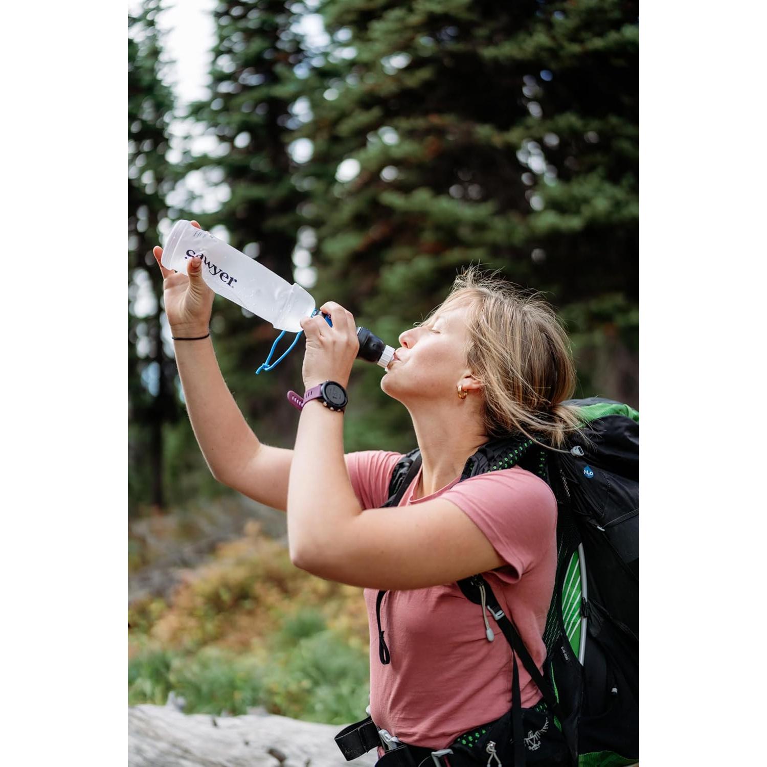 Filtro de Agua Portátil Sawyer Squeeze con Botella 1L