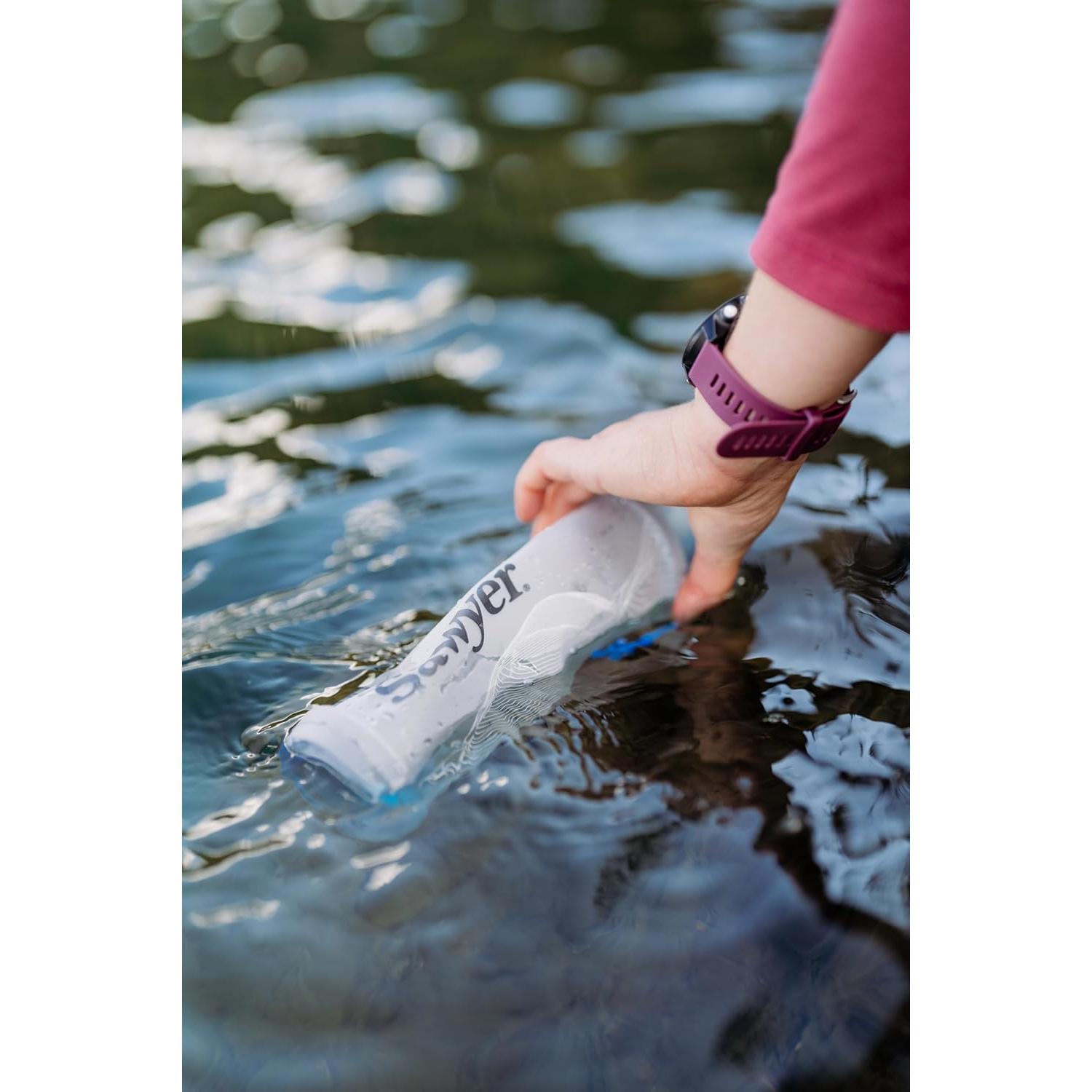 Filtro de Agua Portátil Sawyer Squeeze con Botella 1L