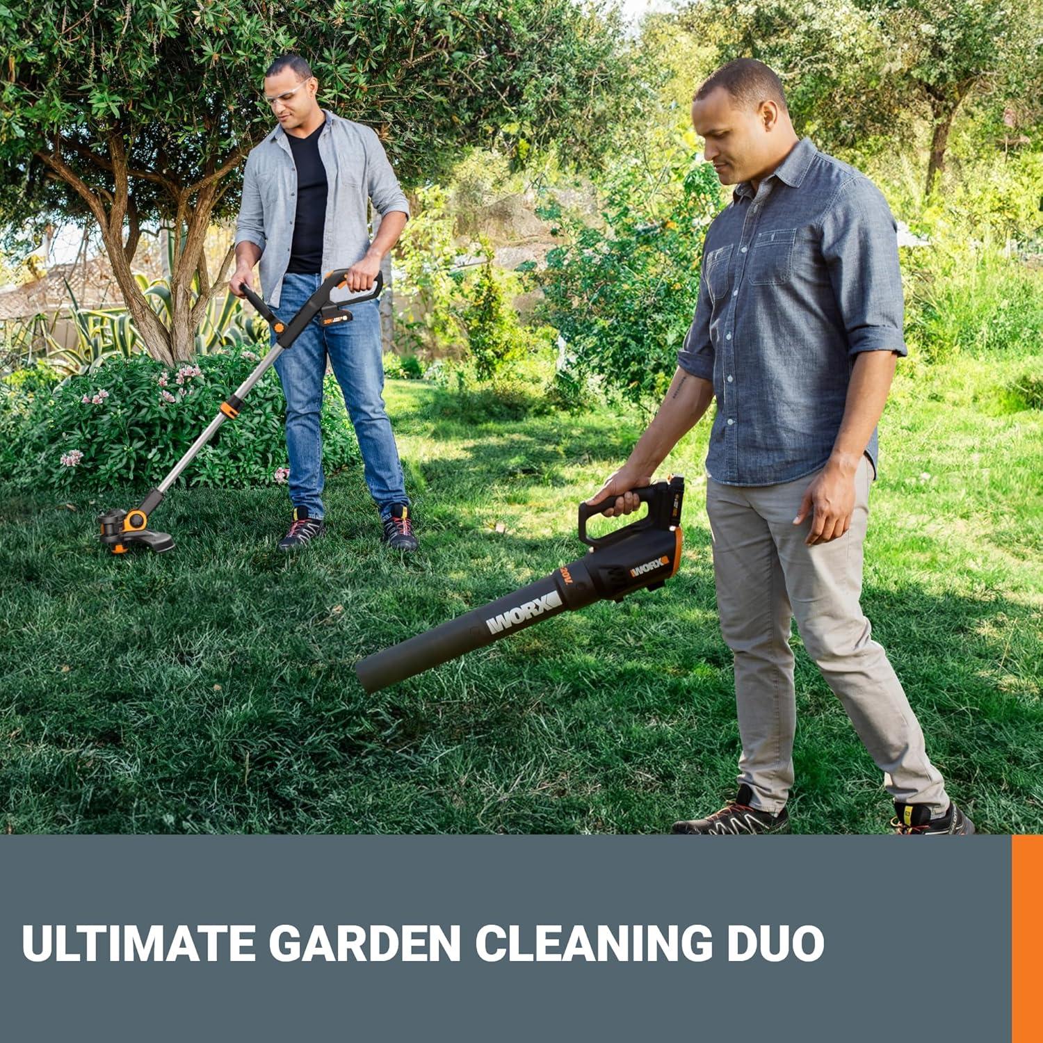 Kit Combo Cortadora de Hilo 20V Worx GT 3.0 + Soplador Turbine