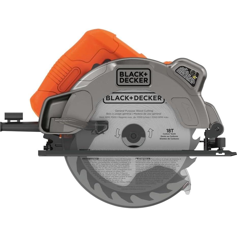 BLACK+DECKER 7-1/4-Inch Circular Saw with Laser, 13-Amp (BDECS300C)