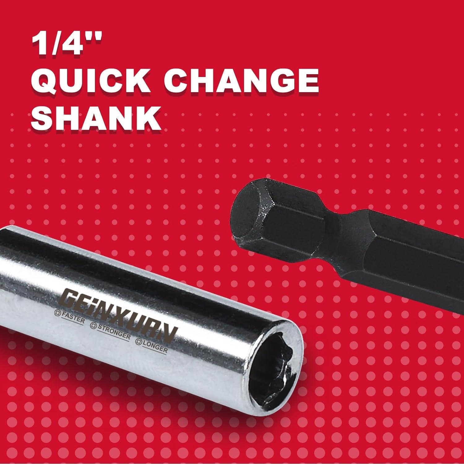 Soportes de Puntas de Destornillador GEINXURN 6 Piezas 150mm