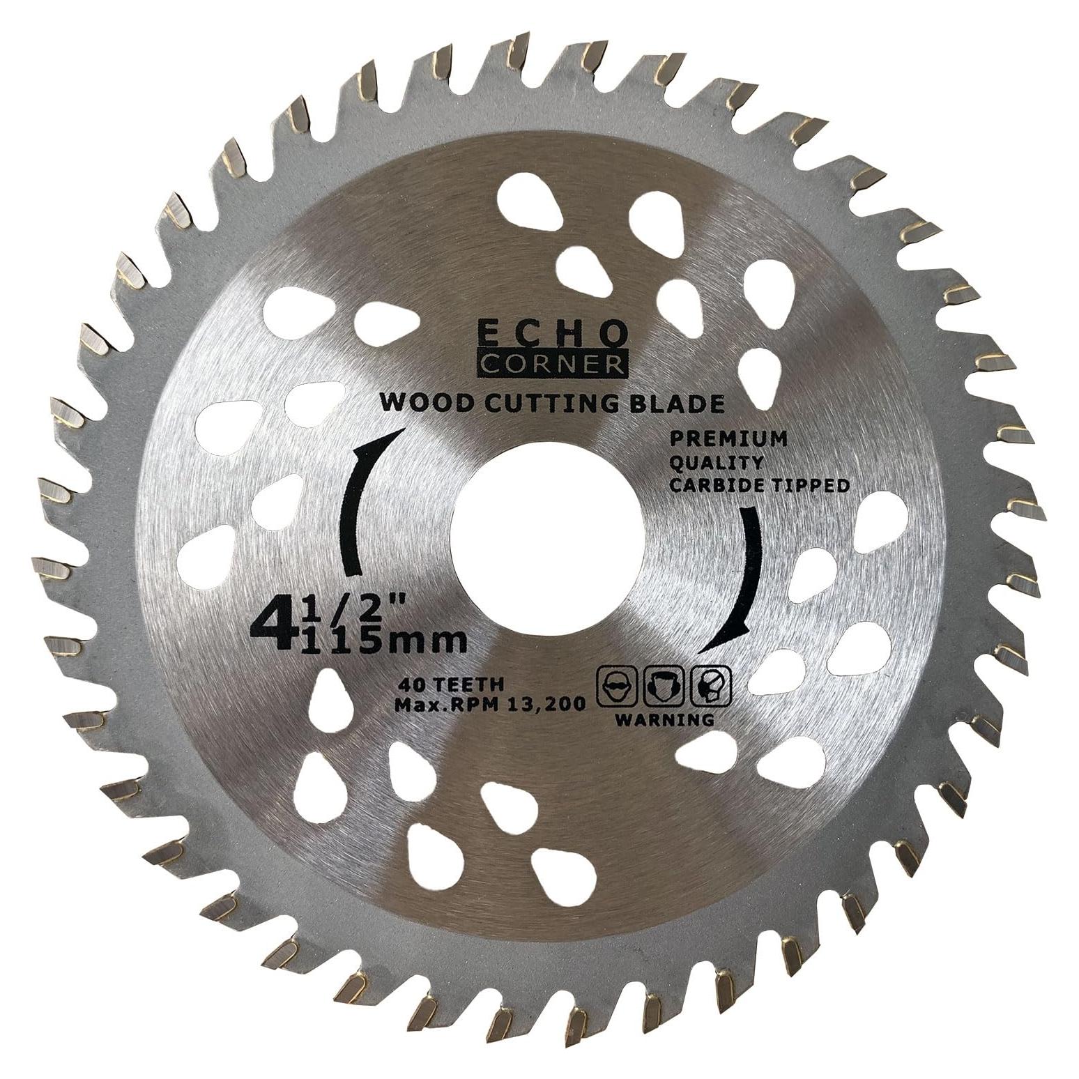 Sierra de hoja de sierra angular Echo Corner 11.43 cm 40T corte fino
