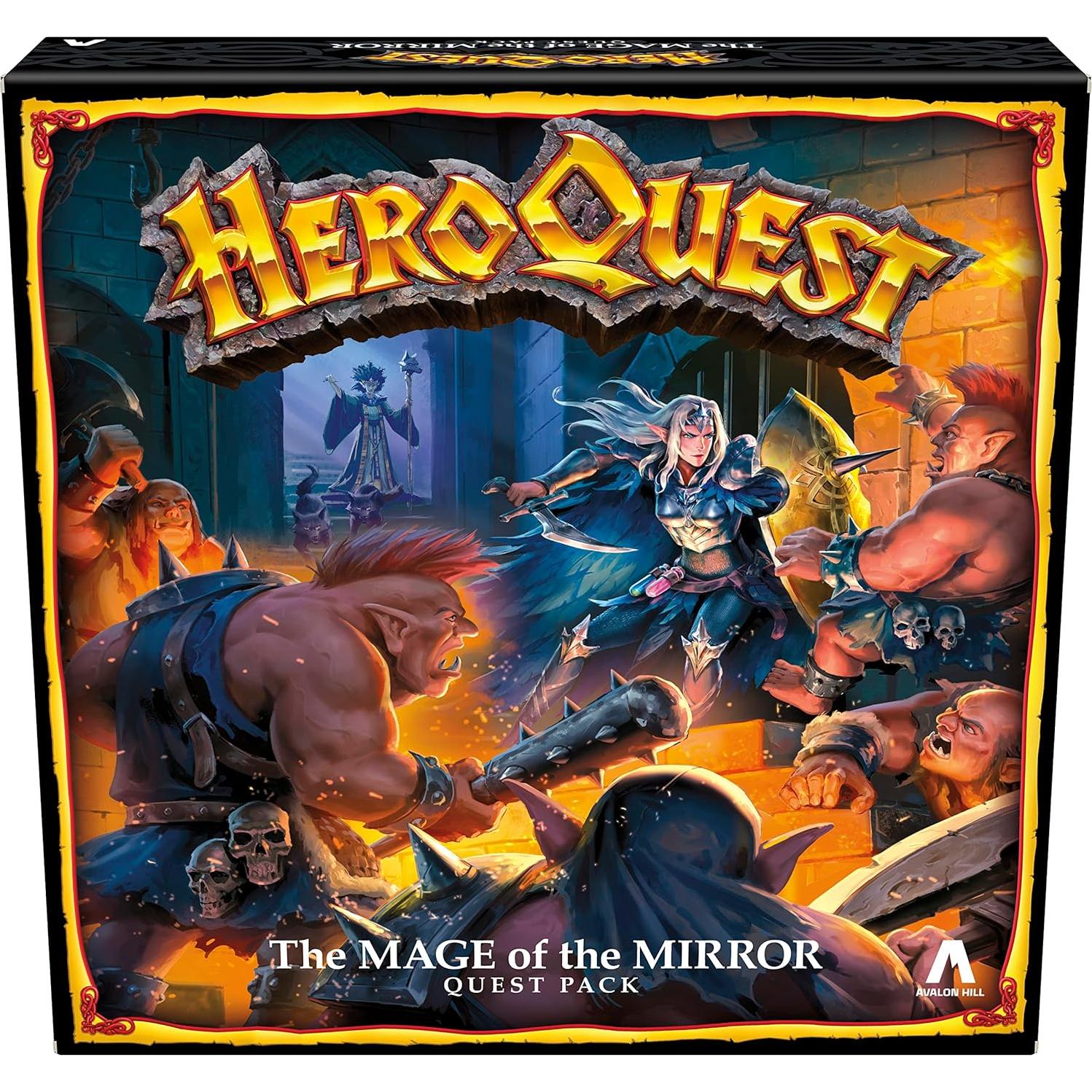 HeroQuest El Mago del Espejo Expansión 10 Misiones 2-5 Jugadores