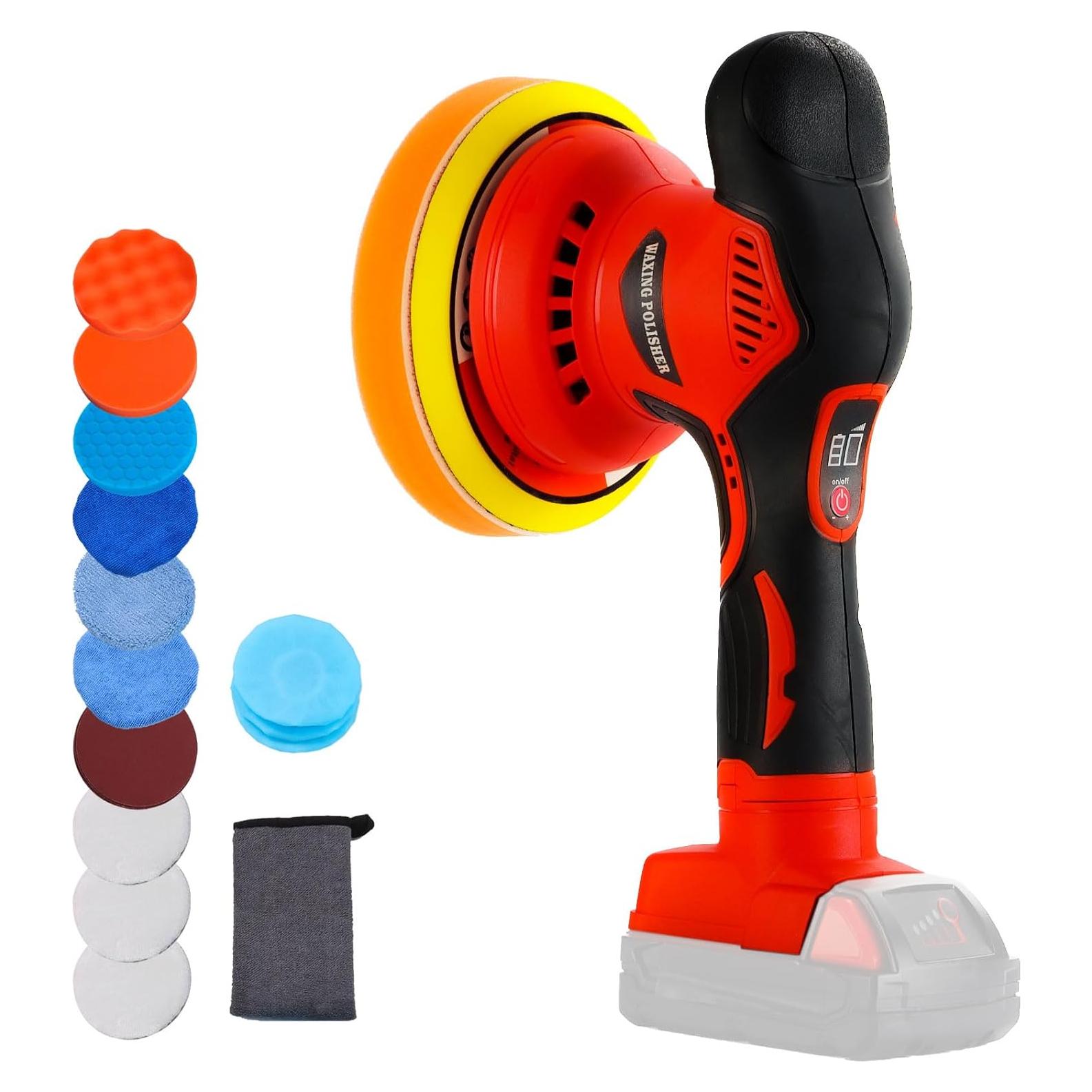 Pulidor Orbital Inalámbrico Alrigon 6" Compatible Milwaukee M18