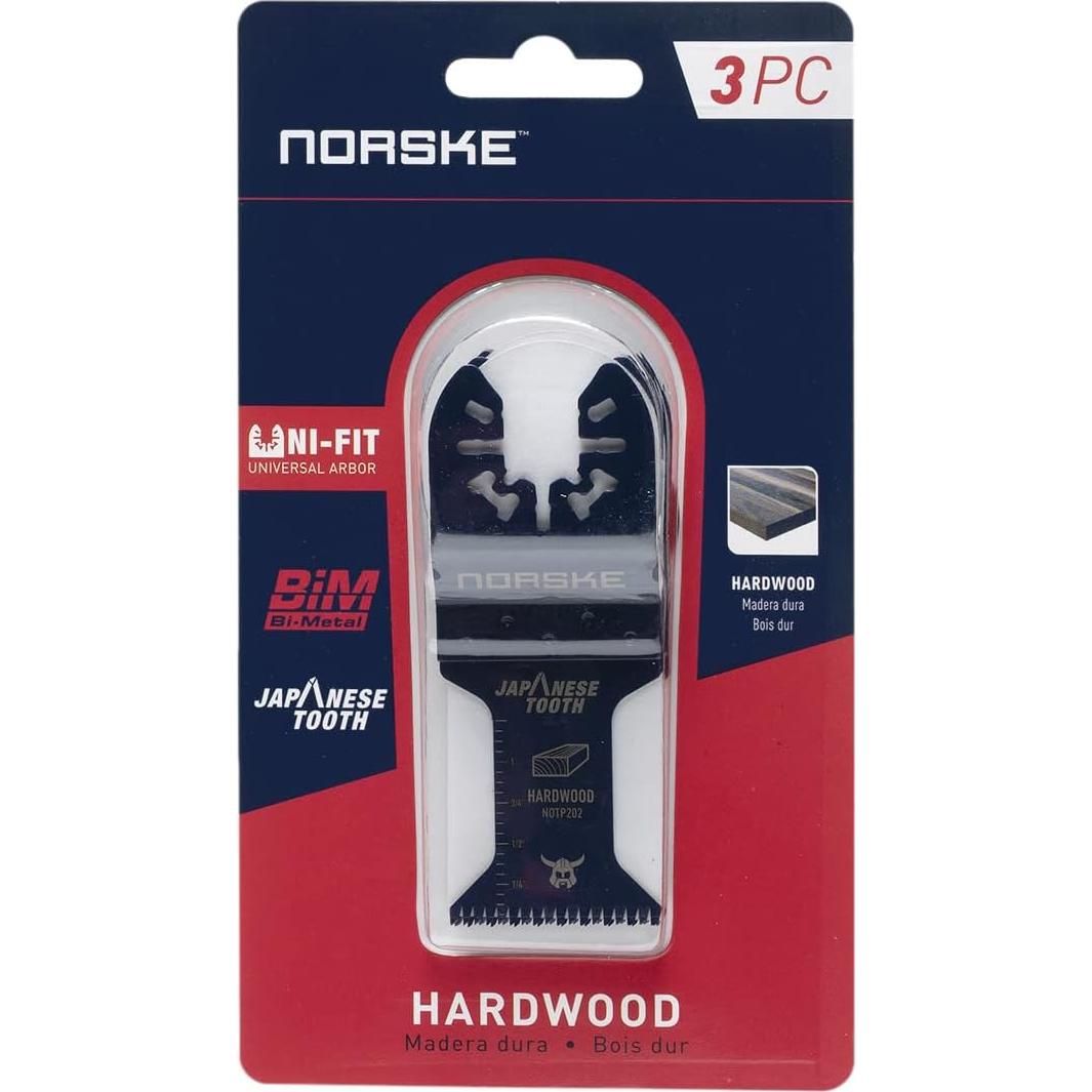 Cuchillas Multiherramienta Norske NOTP273 Bi-Metal 3 Piezas