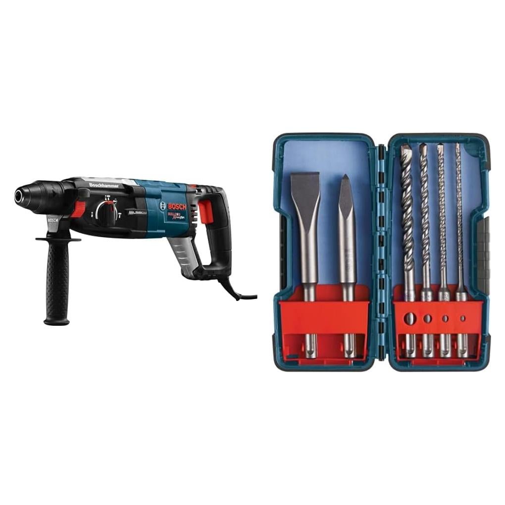 Martillo Rotativo Bosch GBH2-28L 850W con 6 Brocas SDS-plus