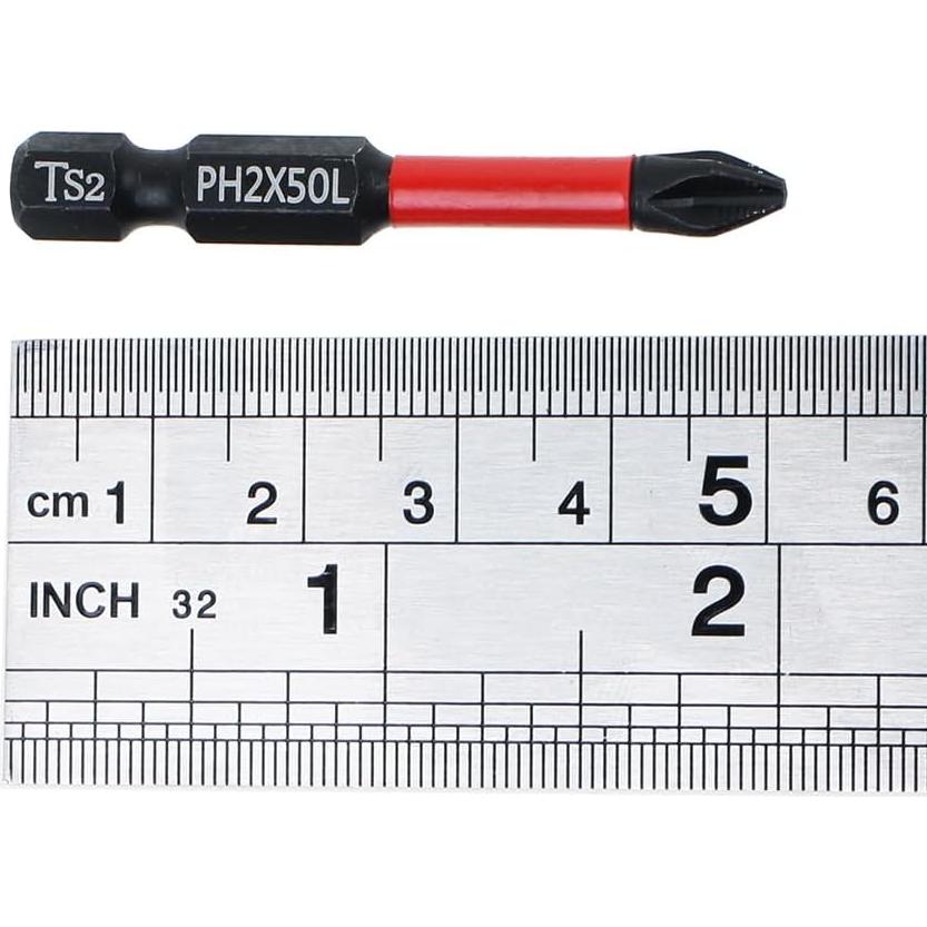 Juego de Puntas de Destornillador Phillips AUTOTOOLHOME 10 Piezas 50mm