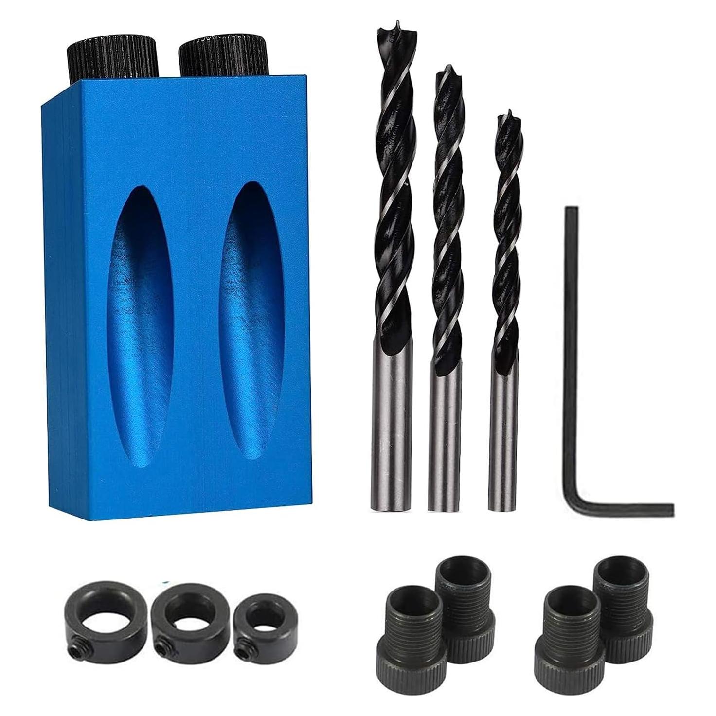 Kit de Plantilla de Agujeros en Ángulo 14 Piezas VELNUT