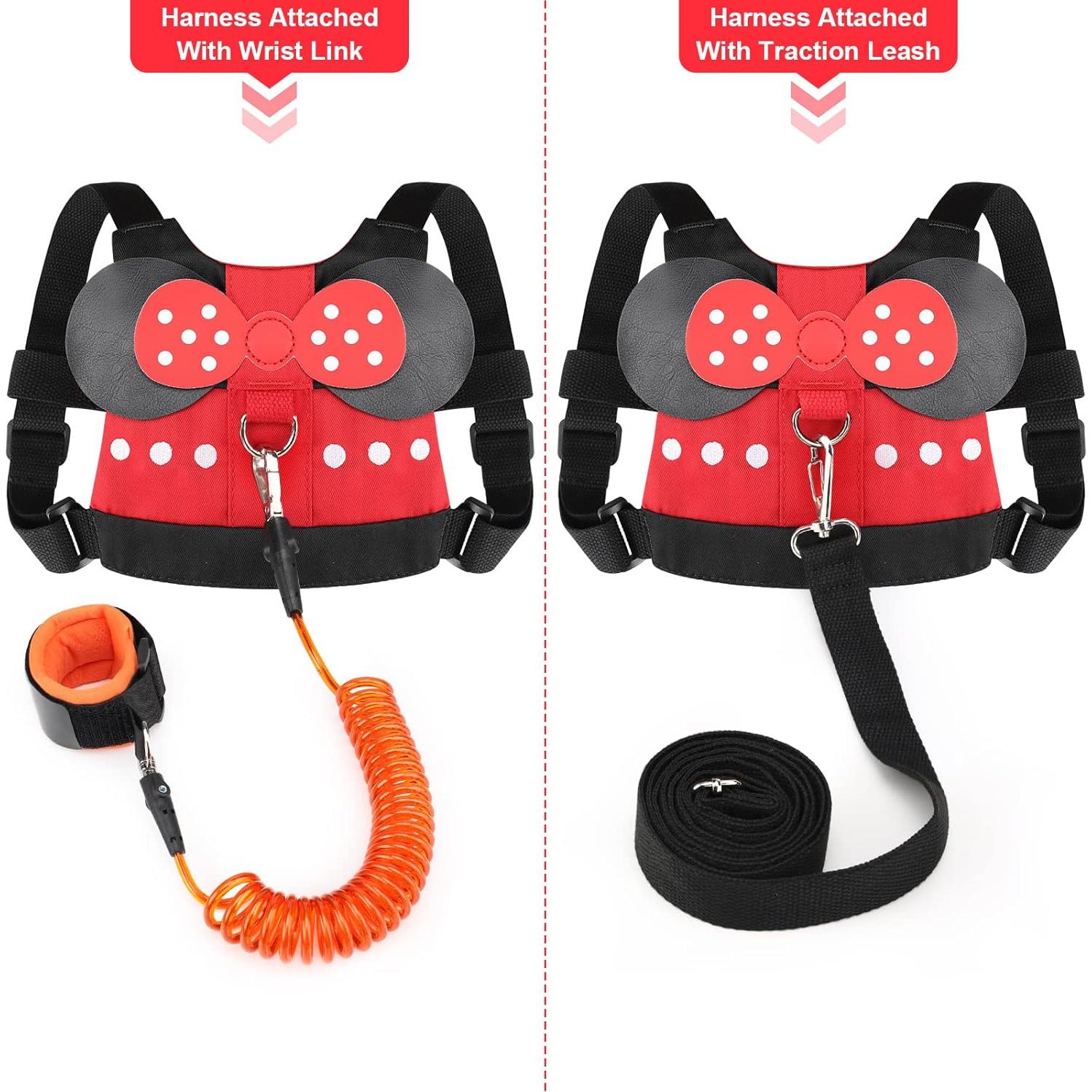 Arnés de Seguridad Accmor para Niños 1-5 Años Rojo