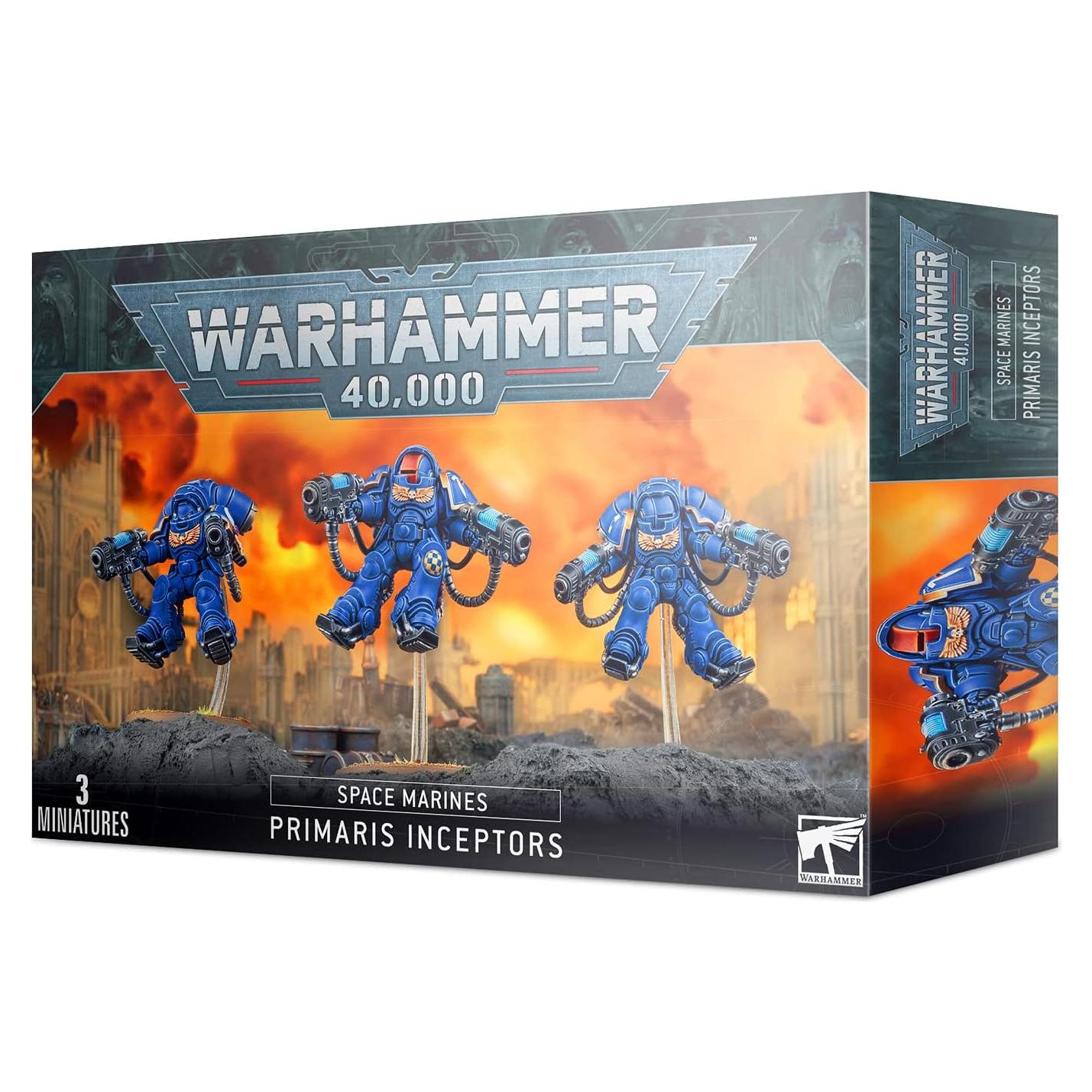 Inceptores Primaris Games Workshop 3 miniaturas 40K
