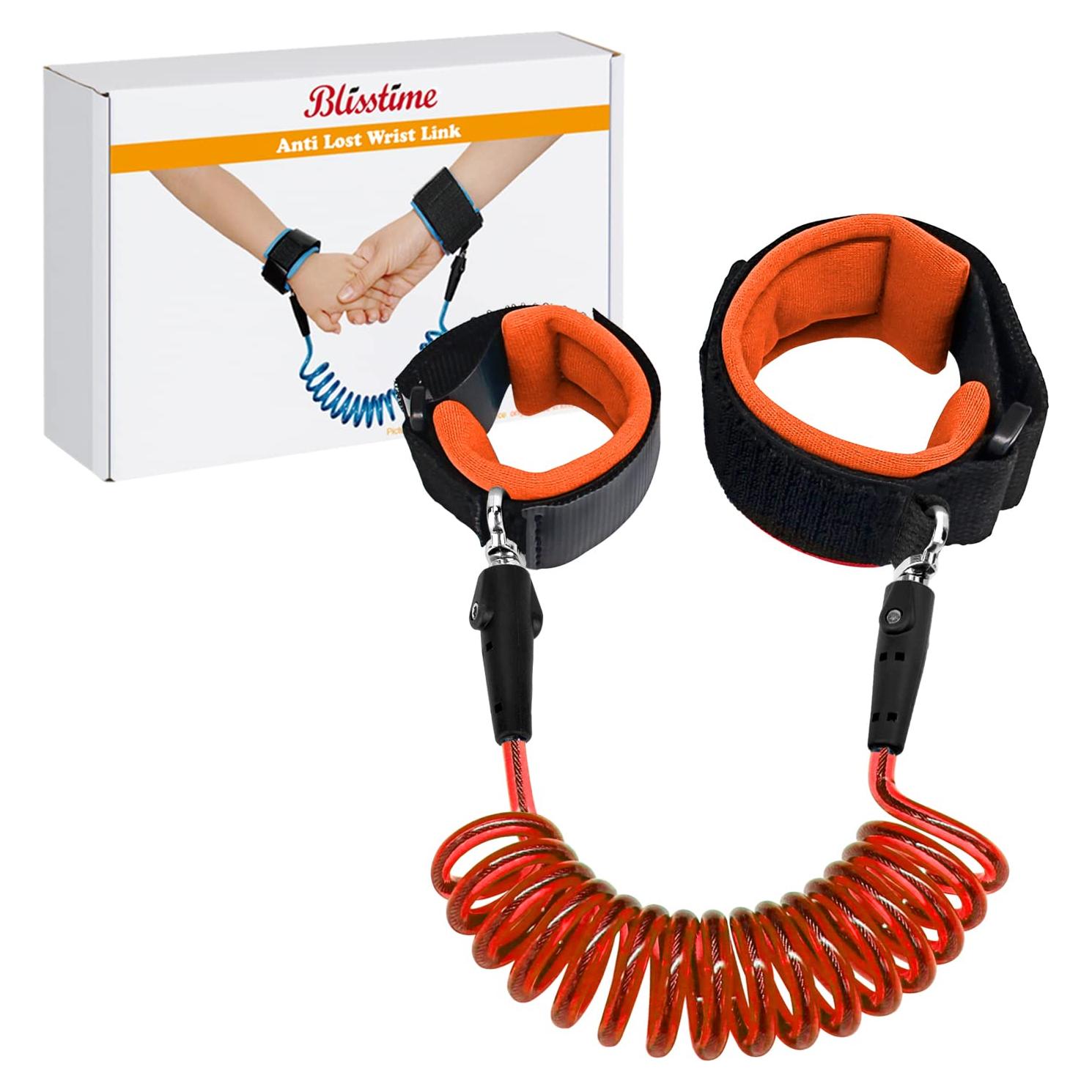 Enlace de Muñeca Antipérdida Blisstime 1.5m Naranja