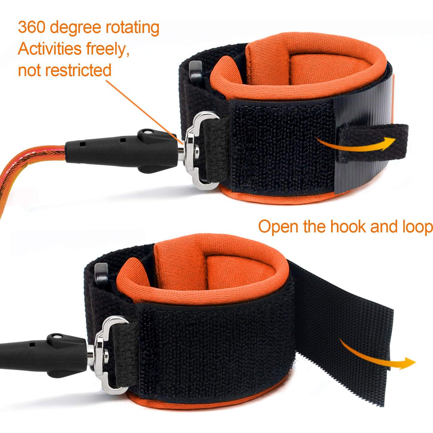 Enlace de Muñeca Antipérdida Blisstime 1.5m Naranja