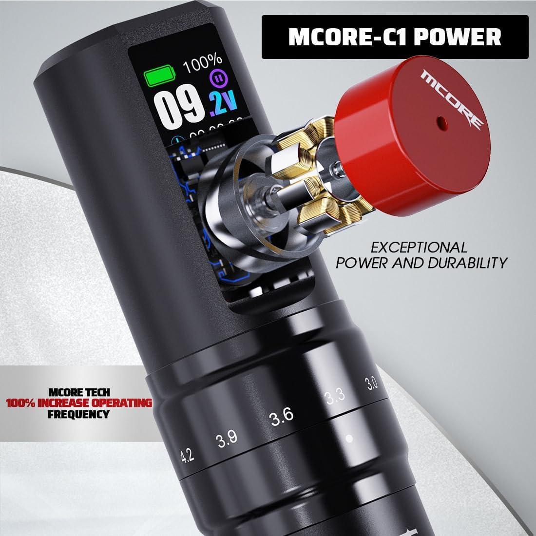 Kit de Tatuaje Inalámbrico MAST Fold2 Pro con 2 Baterías