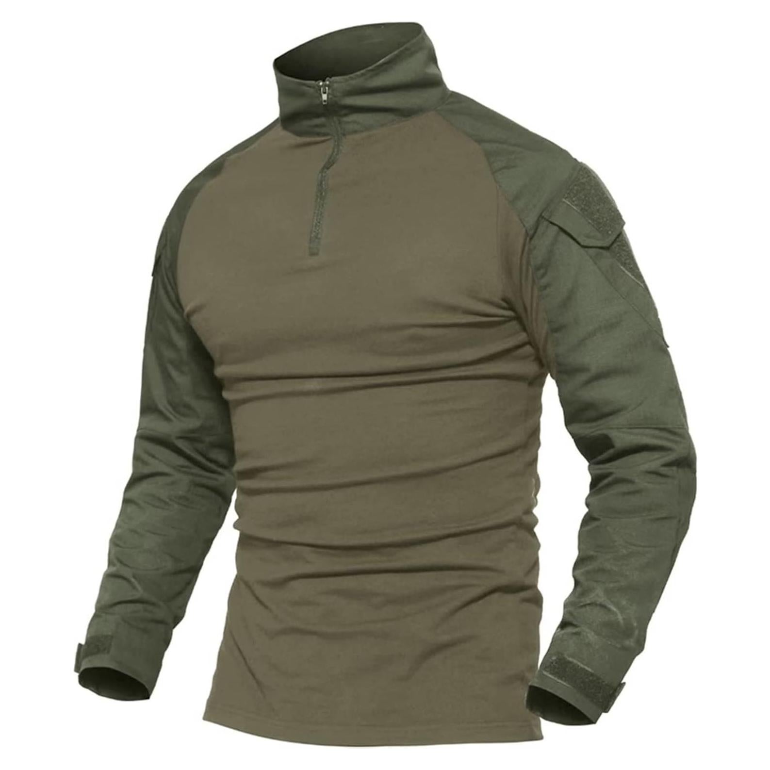 Camisa Táctica Militar para Hombre Magcomsen Verde Ejército M